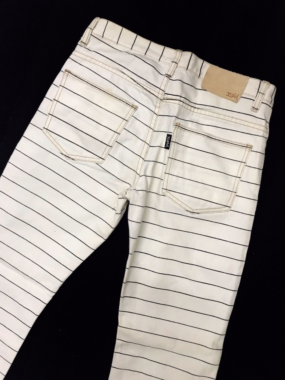 Japanese Brand Japanese Brand X-Girl Striped Jeans Size US 28 / EU 44 - 5 Thumbnail