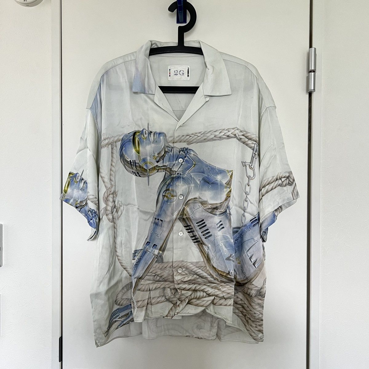 Club Sorayama Hajime Sorayama X 2G Tokyo Silk Satin Shirt | Grailed