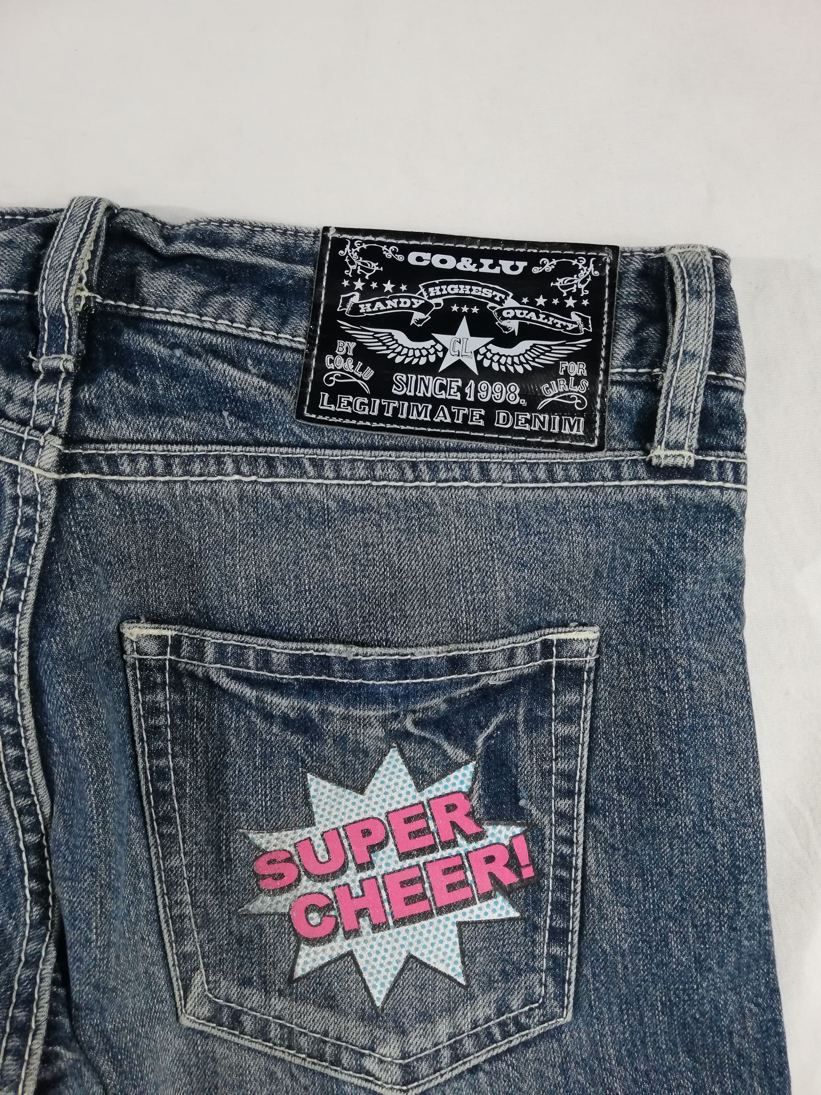 Designer × Japanese Brand Co & Lu denim jeans painted patchwork Size US 33 - 6 Thumbnail