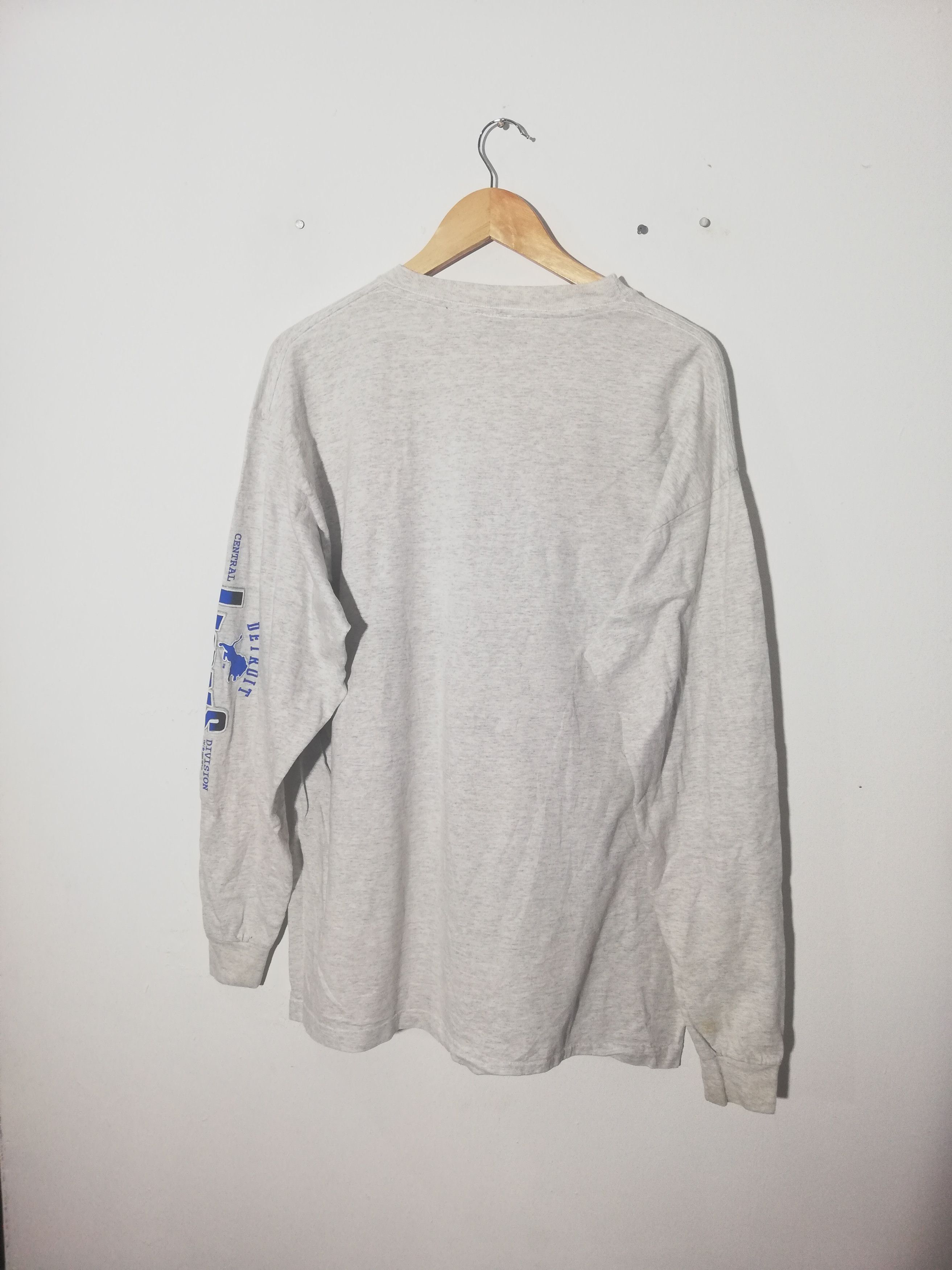 NFL × Vintage Vintage 90's Deroit Lions Long Sleeve Size US XL / EU 56 / 4 - 2 Thumbnail