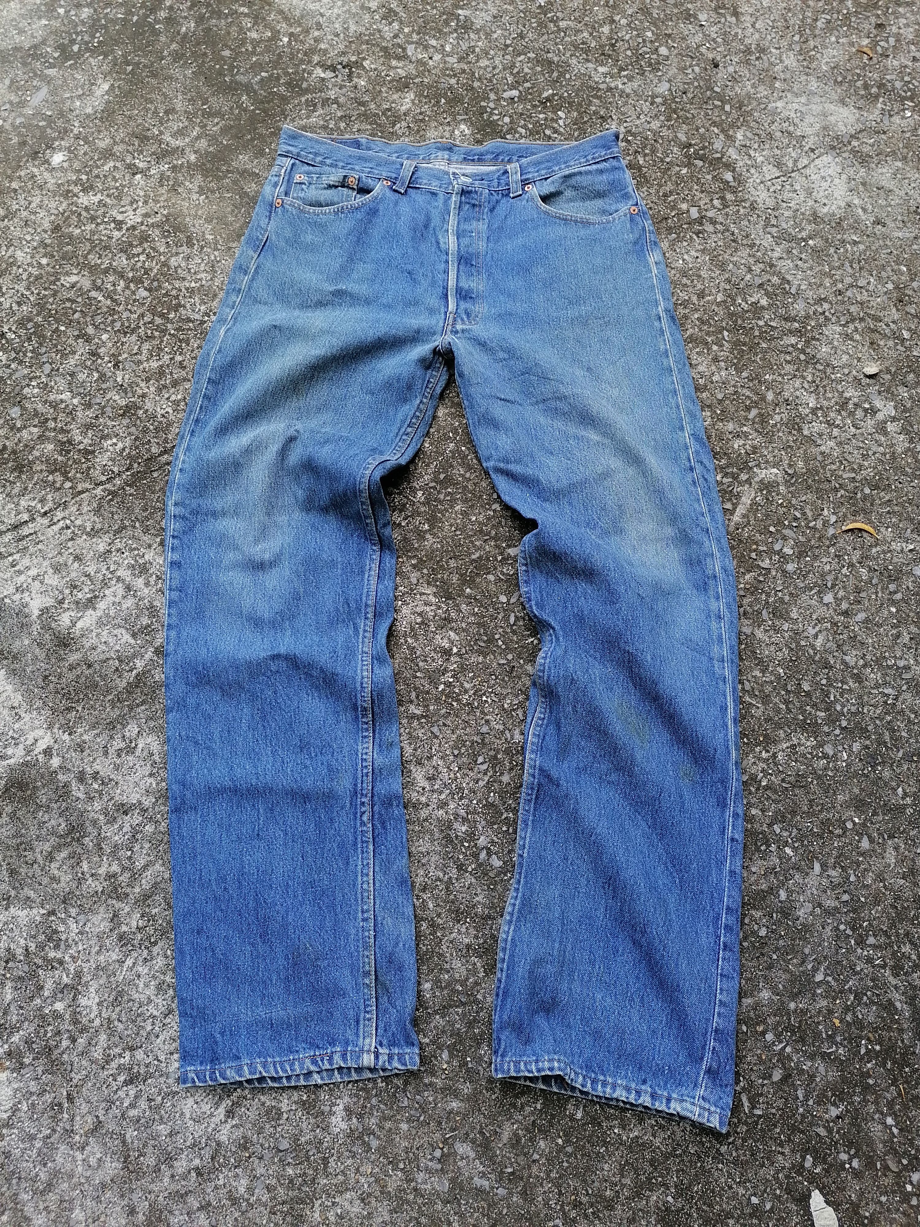 Levi's × Levi's Vintage Clothing Levi's Strauss 501 RARE Fly Button Denim Jeans Size US 34 / EU 50 - 1 Thumbnail