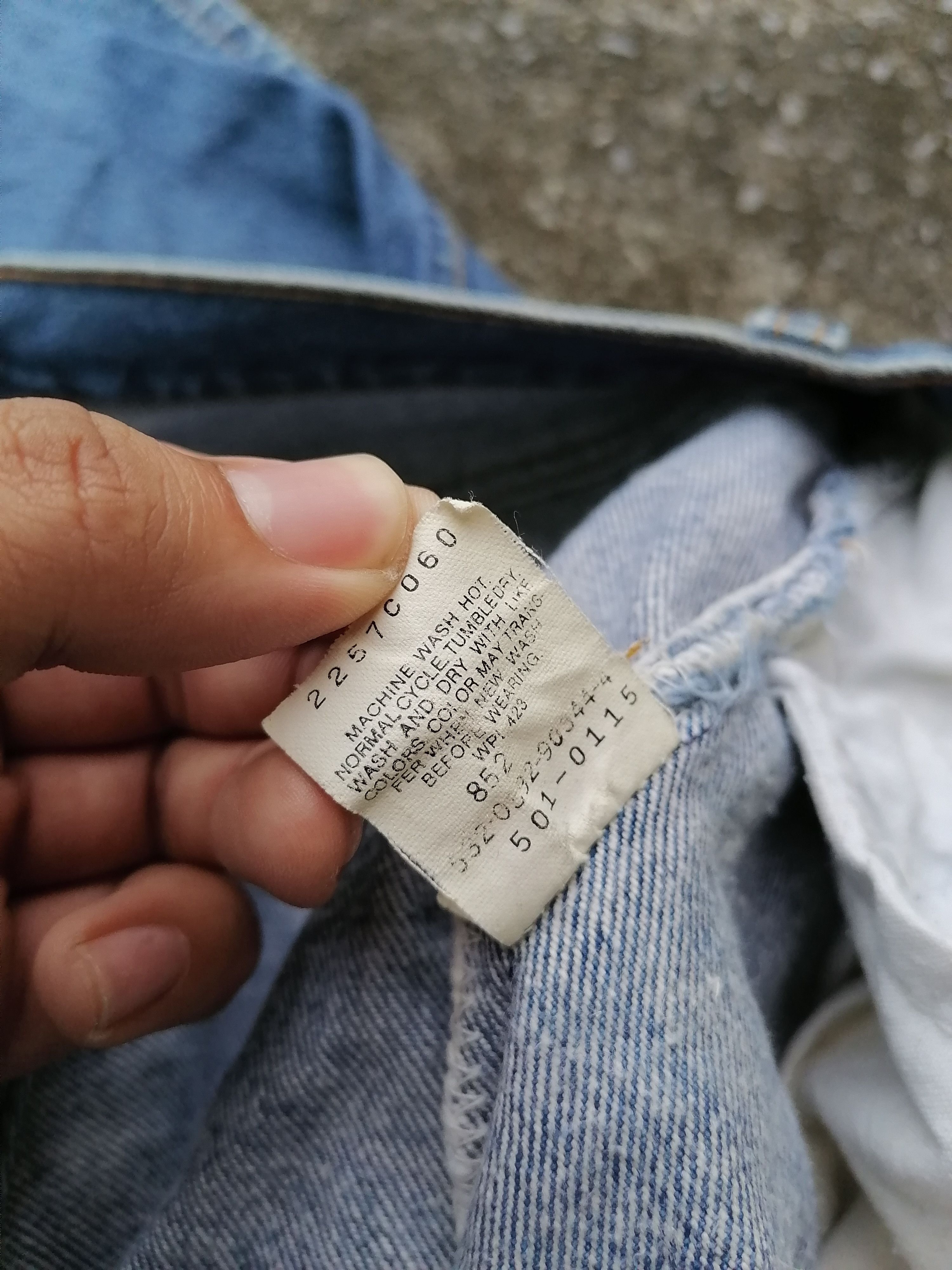 Levi's × Levi's Vintage Clothing Levi's Strauss 501 RARE Fly Button Denim Jeans Size US 34 / EU 50 - 8 Thumbnail