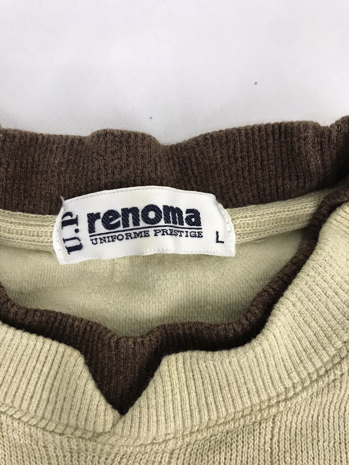 Japanese Brand Vintage UP Renoma Sweatshirt Pull Over Style Size US M / EU 48-50 / 2 - 4 Thumbnail