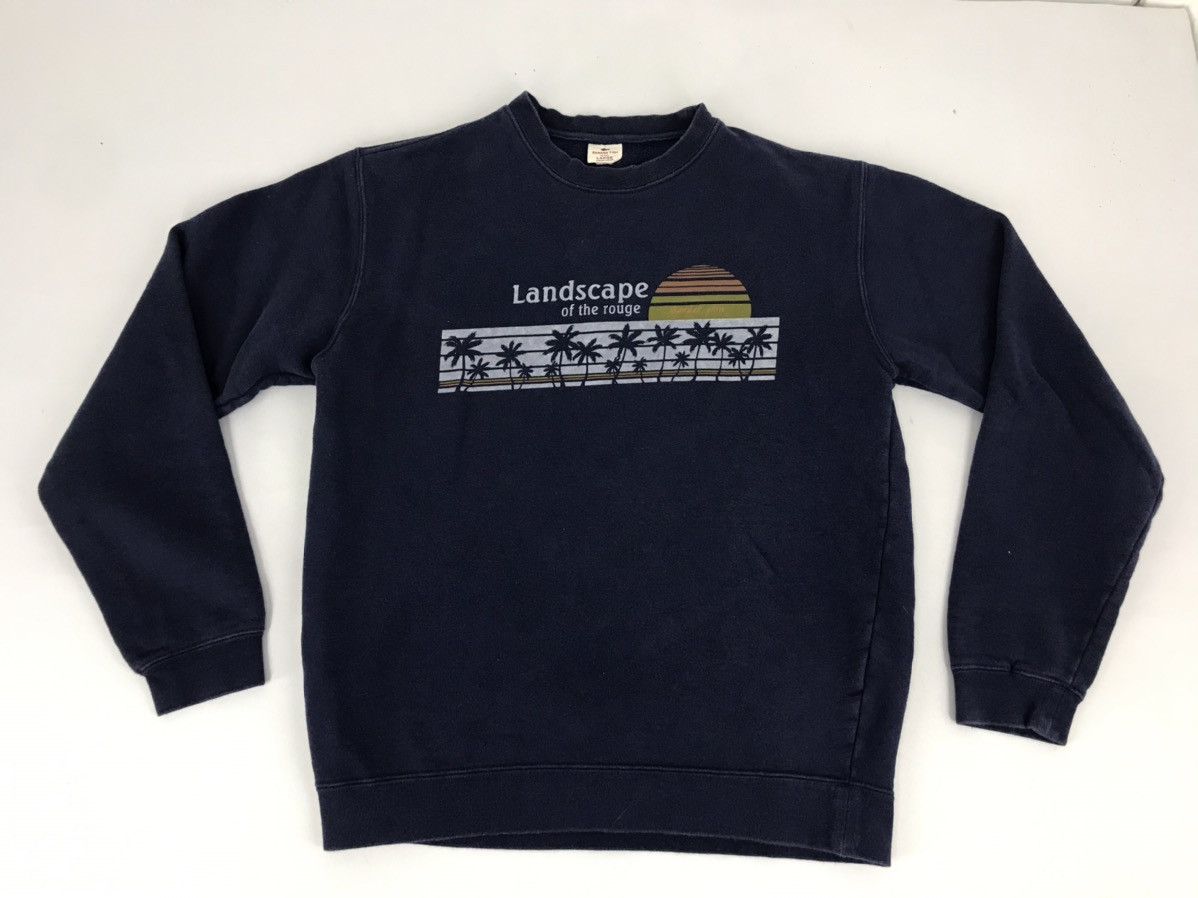 Japanese Brand Vintage Banana Fish Sweatshirt Landscape Beach Printed Size US M / EU 48-50 / 2 - 1 Thumbnail