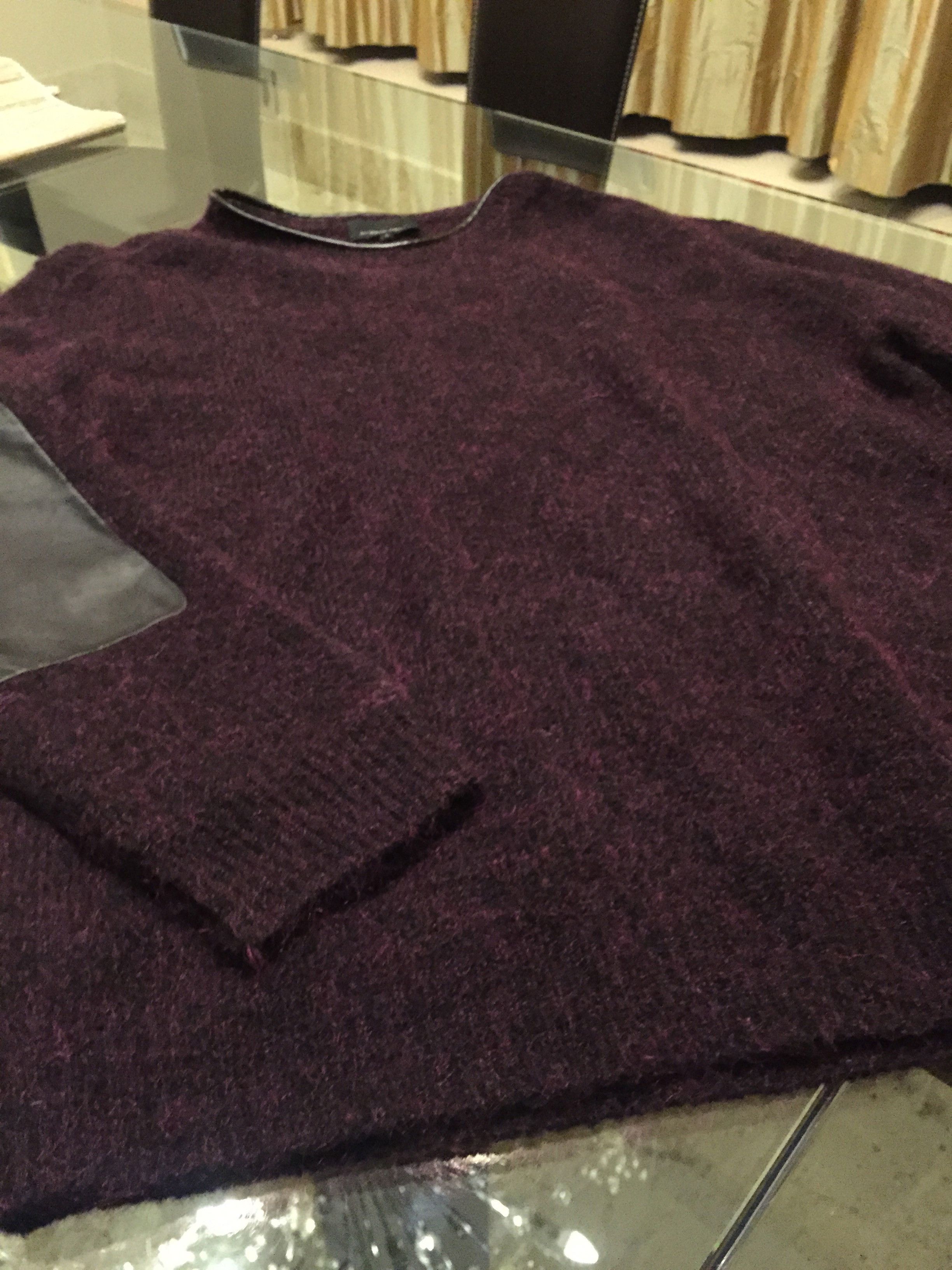 3.1 Phillip Lim Mohair Deep Maroon Runway Knit Size US L / EU 52-54 / 3 - 2 Thumbnail
