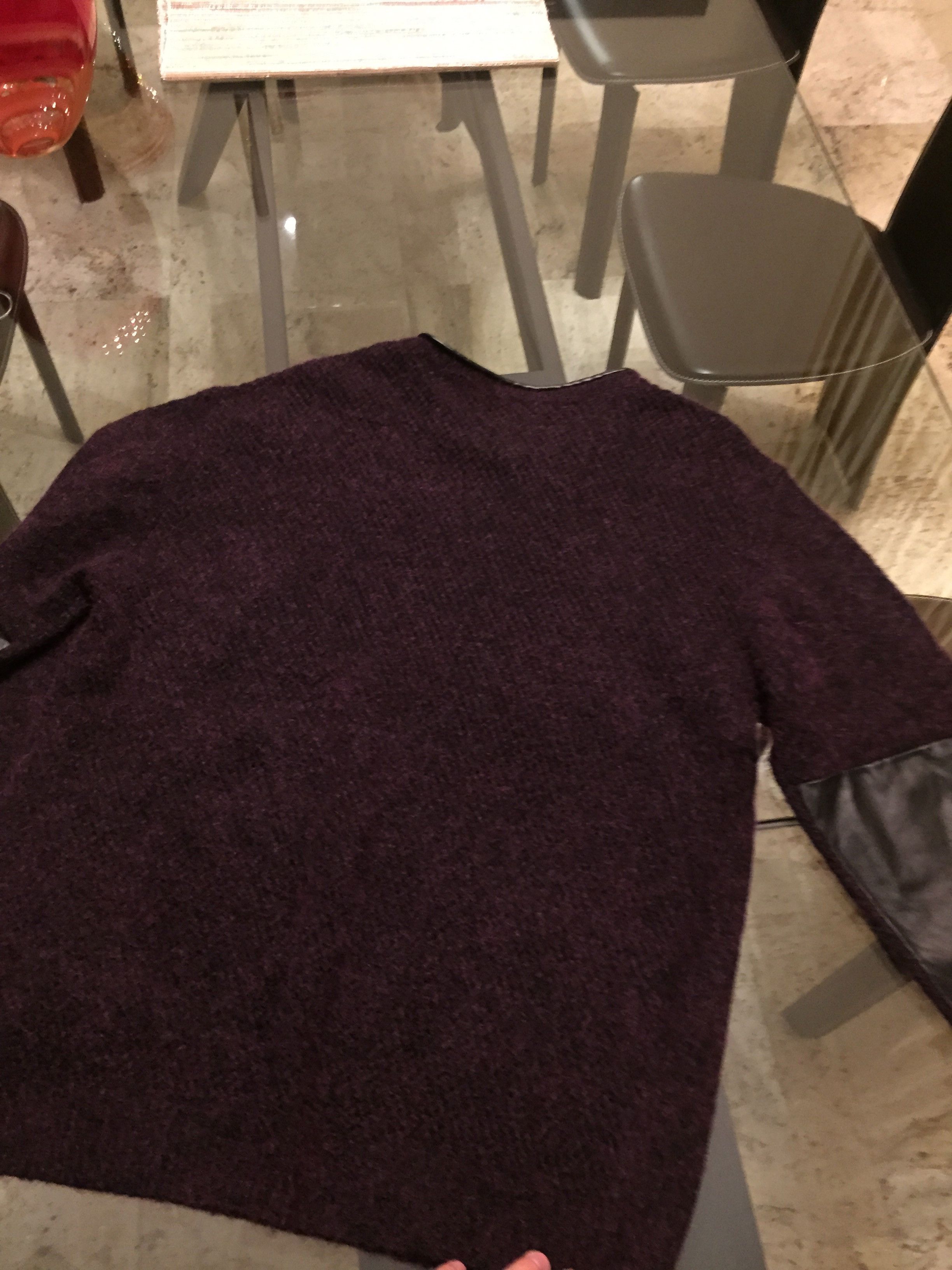 3.1 Phillip Lim Mohair Deep Maroon Runway Knit Size US L / EU 52-54 / 3 - 8 Thumbnail