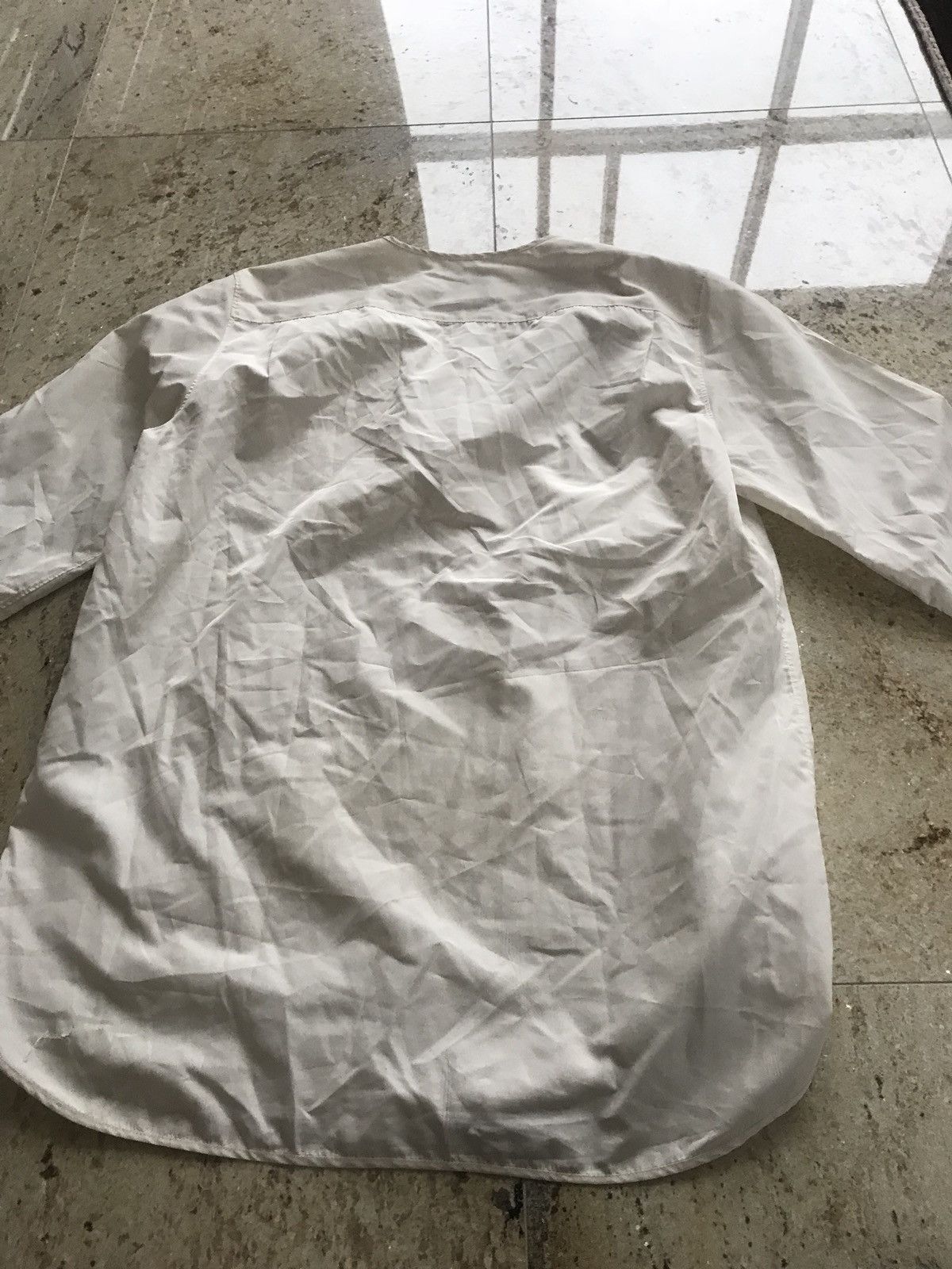 3.1 Phillip Lim Light Ecru Button Up With Dirty Cuff Size US M / EU 48-50 / 2 - 13 Thumbnail