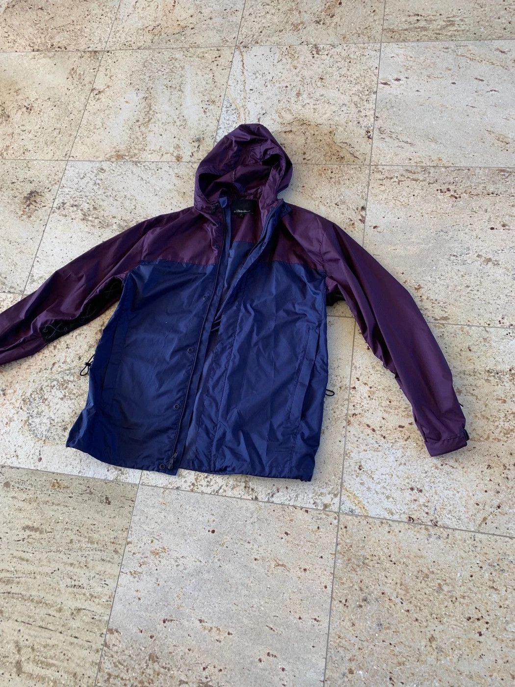 3.1 Phillip Lim Windbreaker With Lace Detail in Mauve / Navy Size US M / EU 48-50 / 2 - 2 Thumbnail