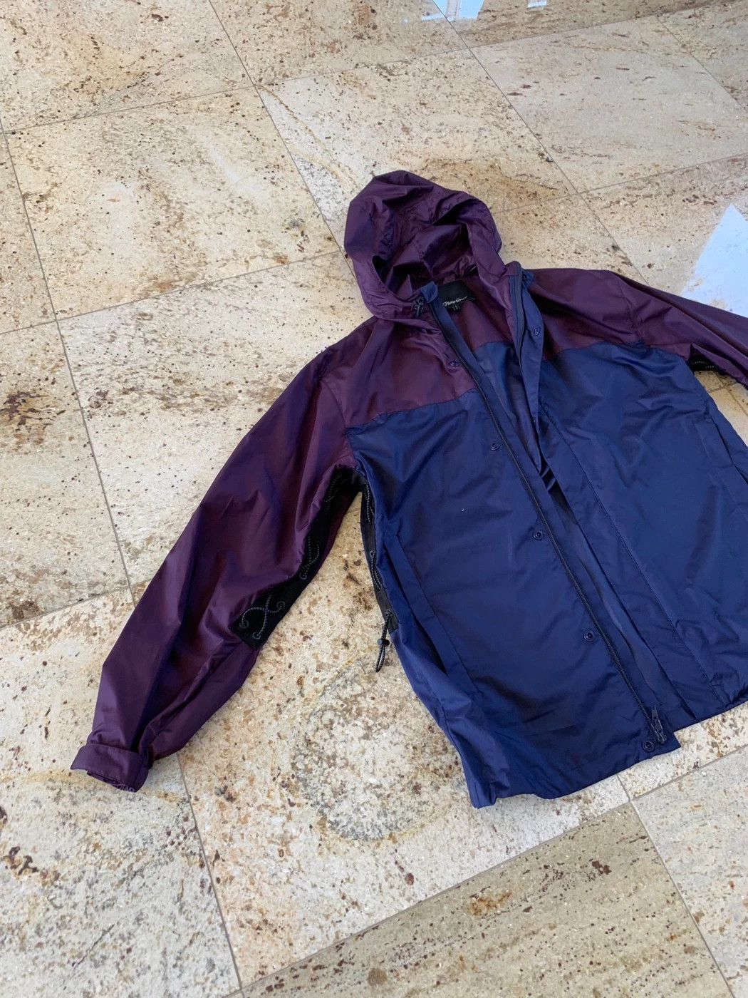 3.1 Phillip Lim Windbreaker With Lace Detail in Mauve / Navy Size US M / EU 48-50 / 2 - 4 Thumbnail