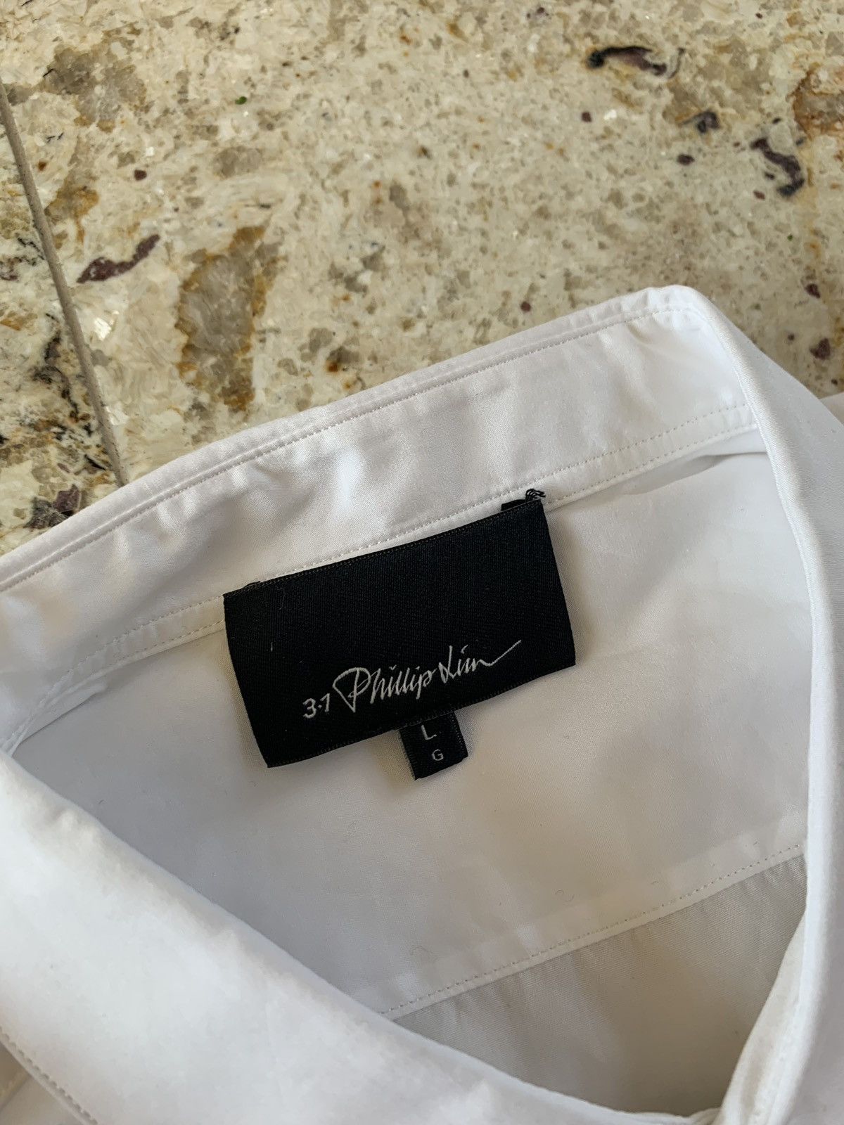 3.1 Phillip Lim Trapunto Stitching Button Up White Size US L / EU 52-54 / 3 - 8 Thumbnail