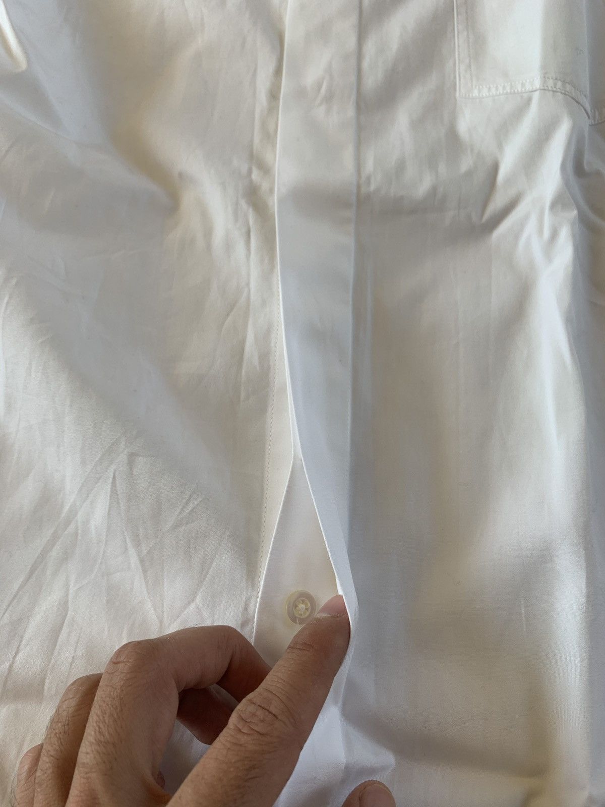 3.1 Phillip Lim Trapunto Stitching Button Up White Size US L / EU 52-54 / 3 - 9 Thumbnail
