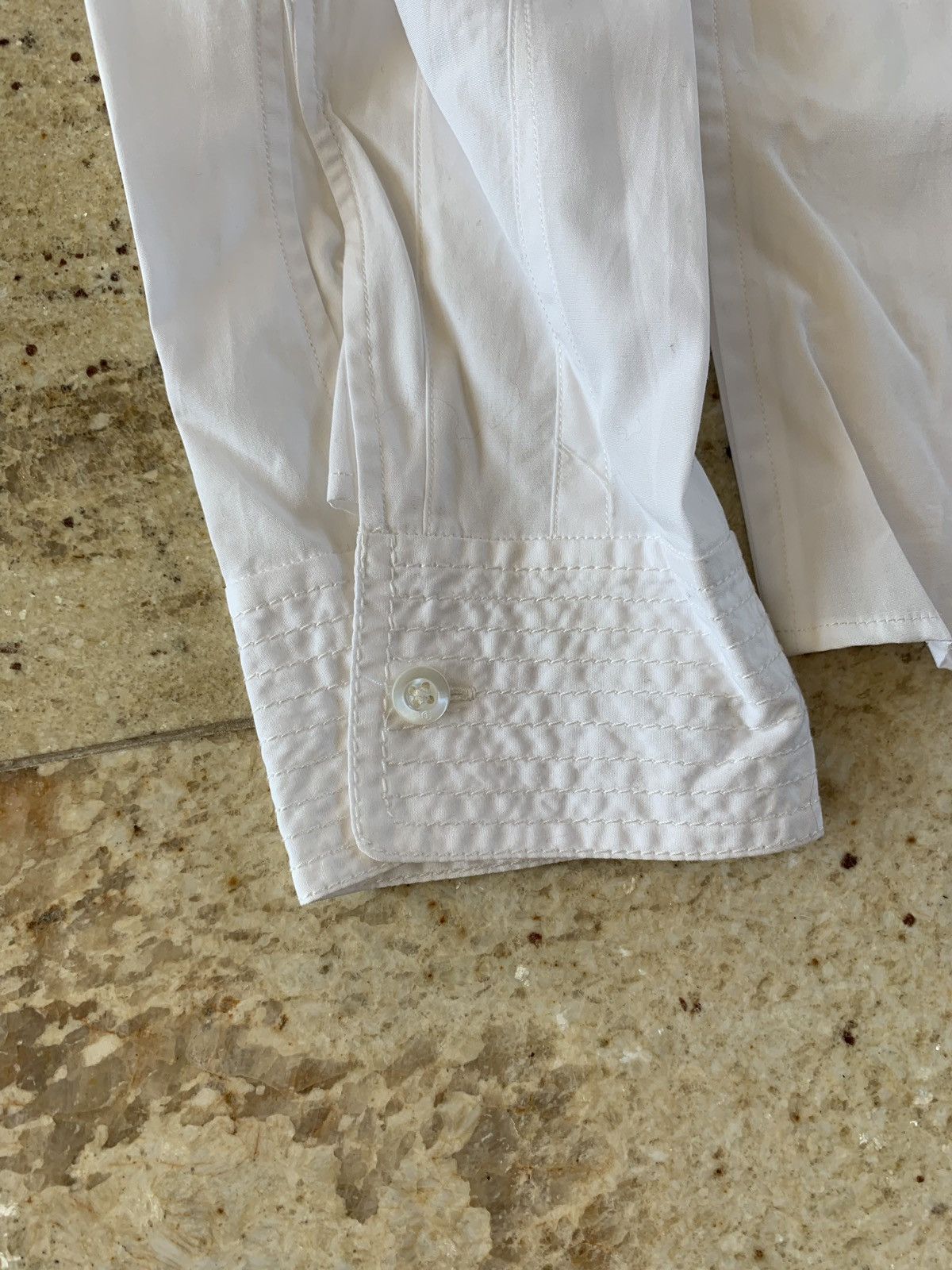 3.1 Phillip Lim Trapunto Stitching Button Up White Size US L / EU 52-54 / 3 - 4 Thumbnail