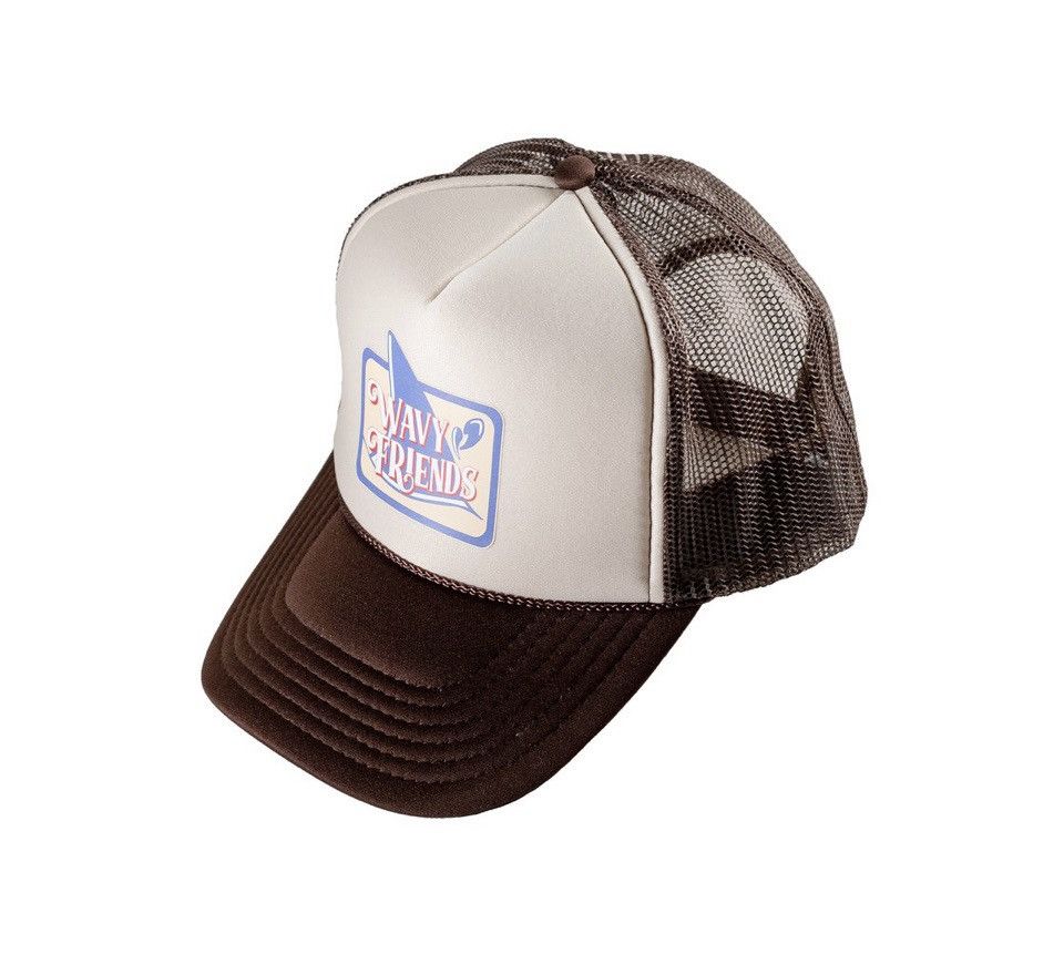Japanese Brand Wavy & Friends Trucker Hat Size ONE SIZE - 2 Thumbnail