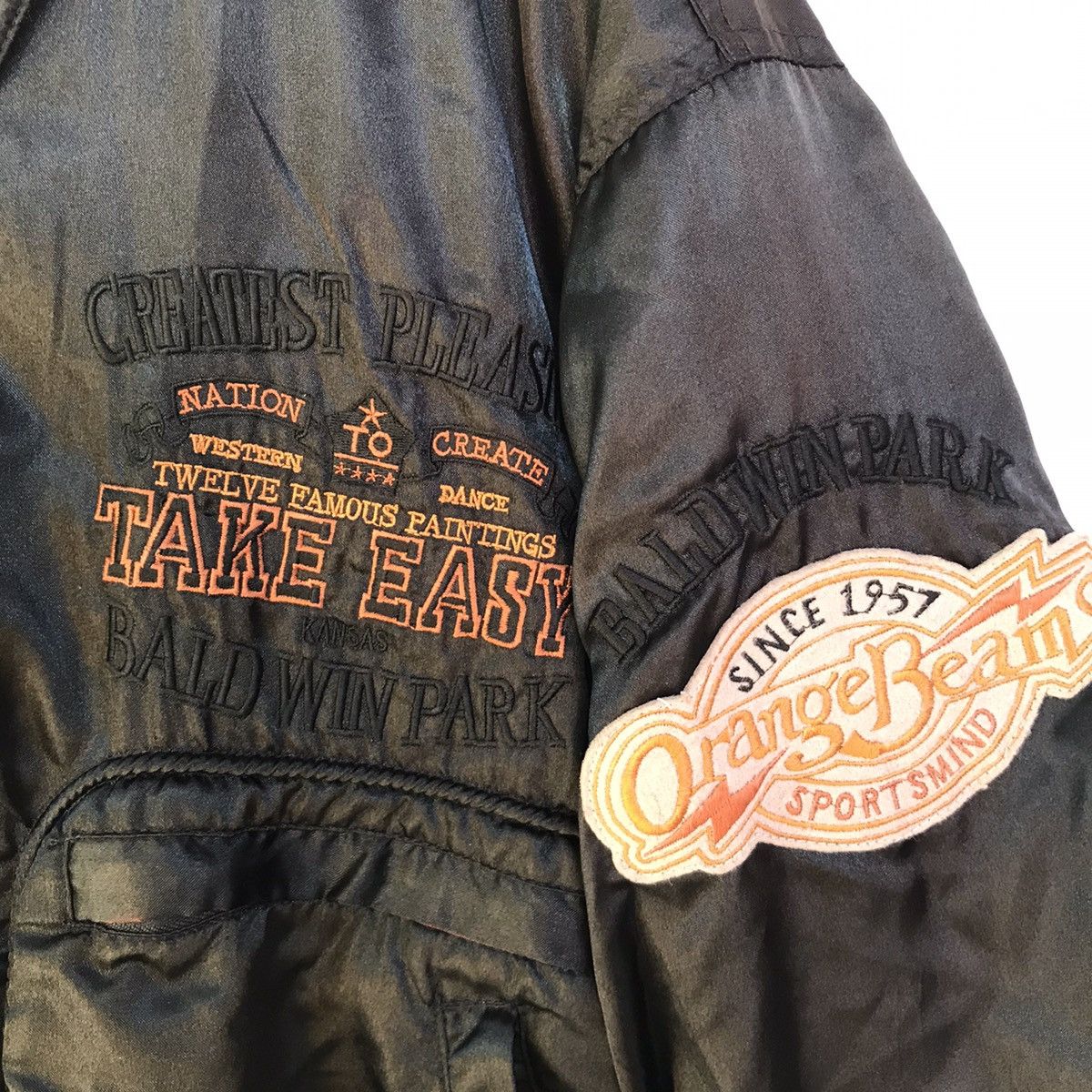 Nutmeg Vintage Reversible Varsity Jacket Embroidery Pedamada Size US M / EU 48-50 / 2 - 12 Thumbnail