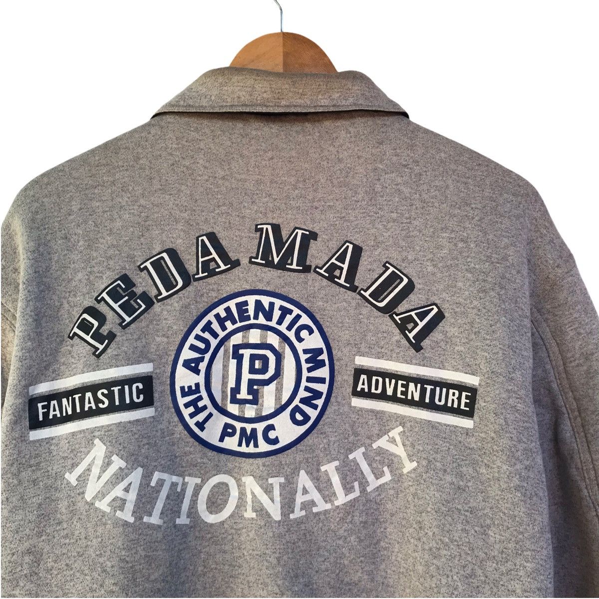 Nutmeg Vintage Reversible Varsity Jacket Embroidery Pedamada Size US M / EU 48-50 / 2 - 6 Thumbnail