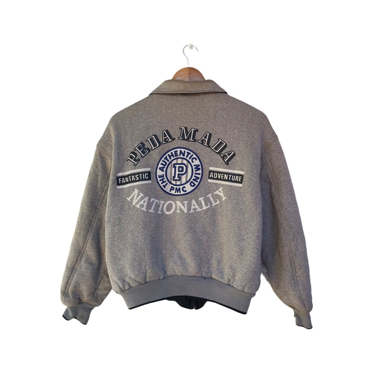 Nutmeg Vintage Reversible Varsity Jacket Embroidery Pedamada Size US M / EU 48-50 / 2 - 5 Thumbnail