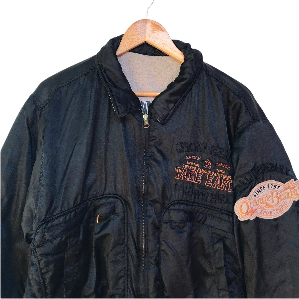 Nutmeg Vintage Reversible Varsity Jacket Embroidery Pedamada Size US M / EU 48-50 / 2 - 10 Thumbnail