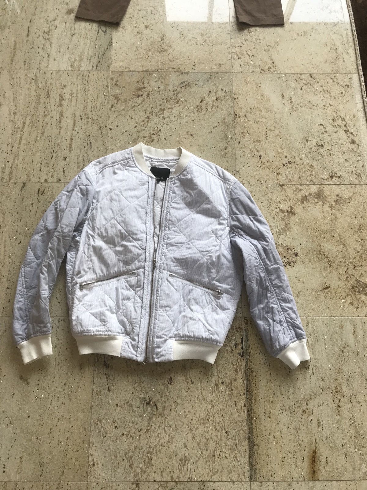 3.1 Phillip Lim Light Contrast Sleeve Stripe Jacket Size US XS / EU 42 / 0 - 2 Thumbnail