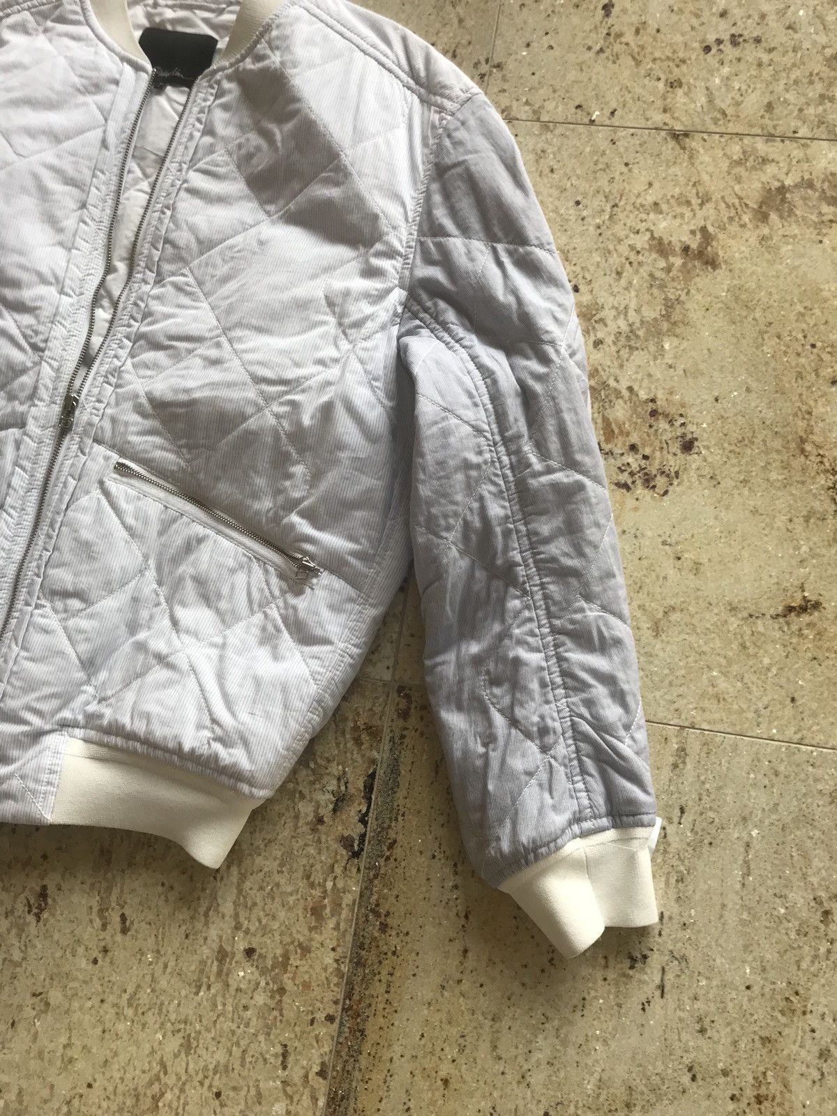 3.1 Phillip Lim Light Contrast Sleeve Stripe Jacket Size US XS / EU 42 / 0 - 5 Thumbnail