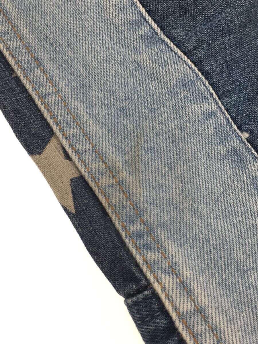Hysteric Glamour Reconstructed Patchwork Star Denim Flare Jeans Size US 29 - 4 Thumbnail