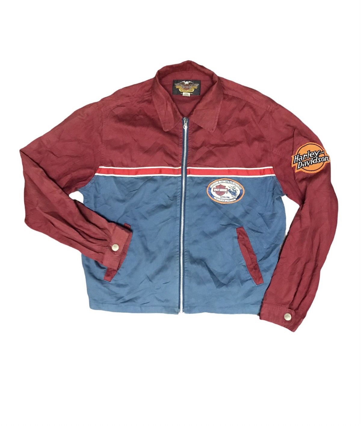 Harley Davidson × Sports Specialties Harley Davidson zipper jacket with patches Size US M / EU 48-50 / 2 - 1 Thumbnail