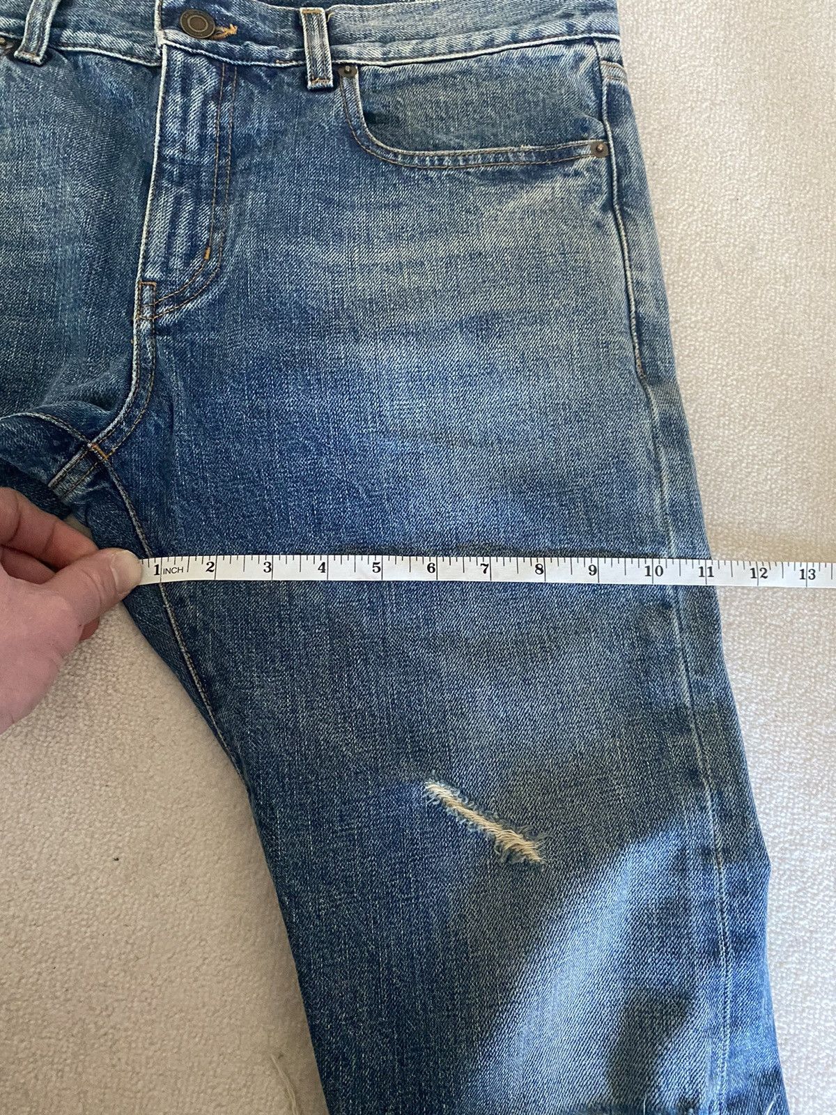 Saint Laurent Paris Saint Laurent ss16 selvedge d10 jeans ‘surf sound’ Size US 31 - 12 Thumbnail