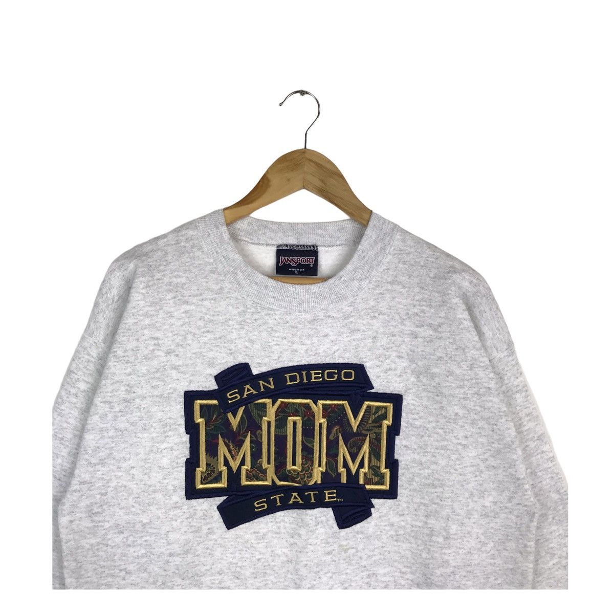 Vintage Vintage San Diego Mom State City University Sweatshirt Size US L / EU 52-54 / 3 - 2 Thumbnail