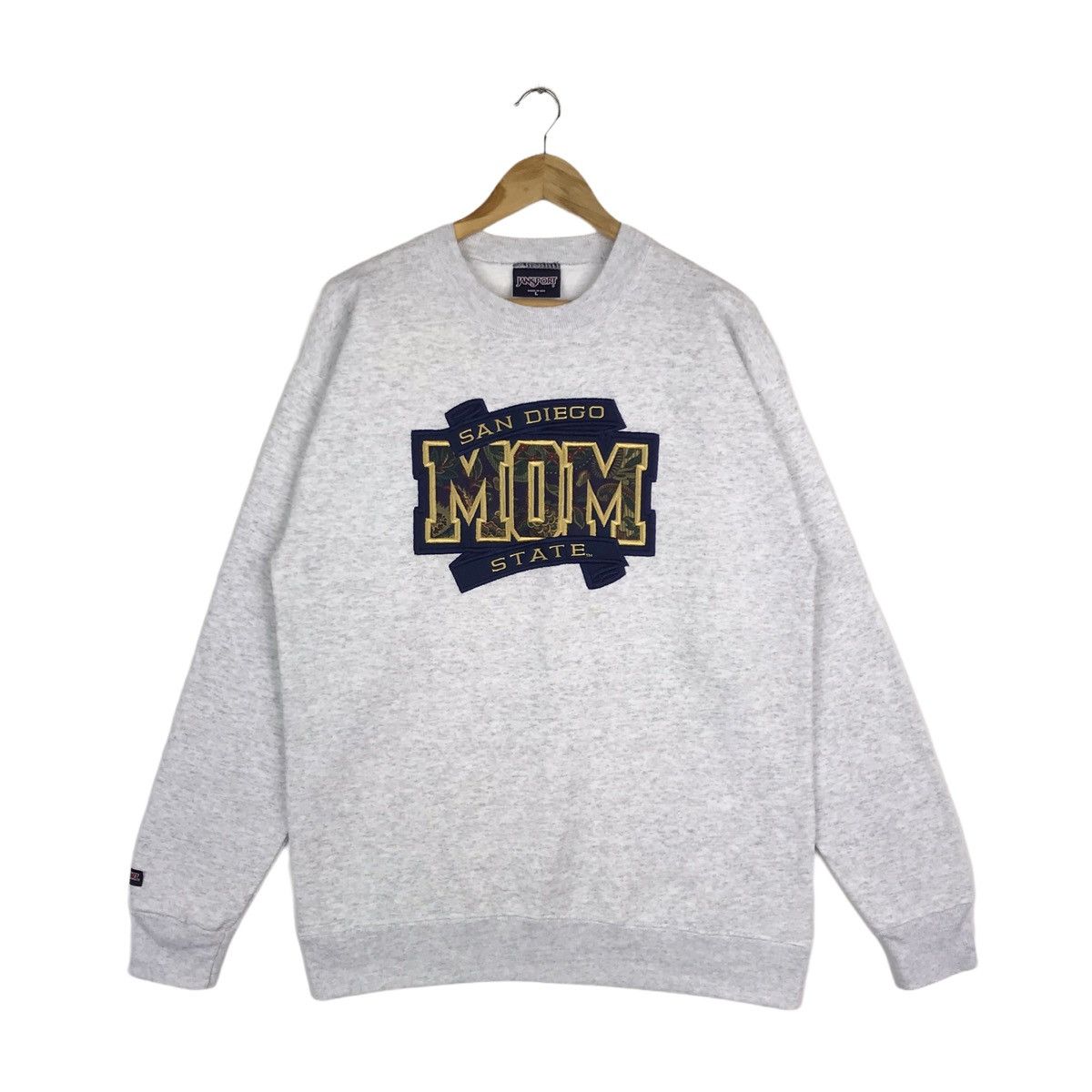 Vintage Vintage San Diego Mom State City University Sweatshirt Size US L / EU 52-54 / 3 - 1 Thumbnail