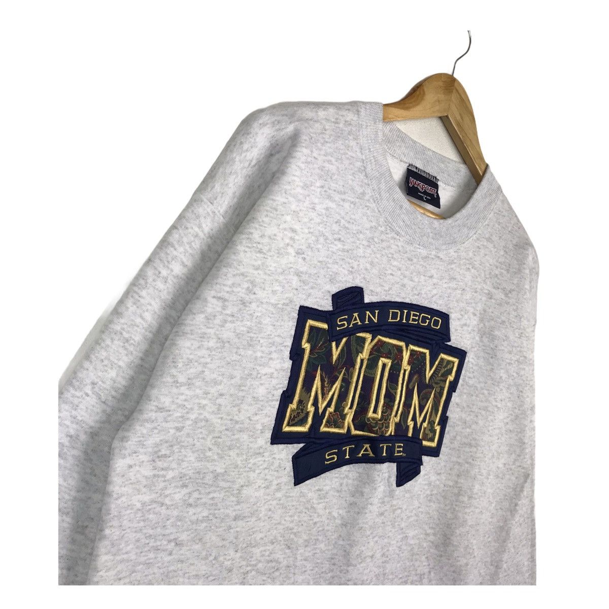 Vintage Vintage San Diego Mom State City University Sweatshirt Size US L / EU 52-54 / 3 - 6 Thumbnail
