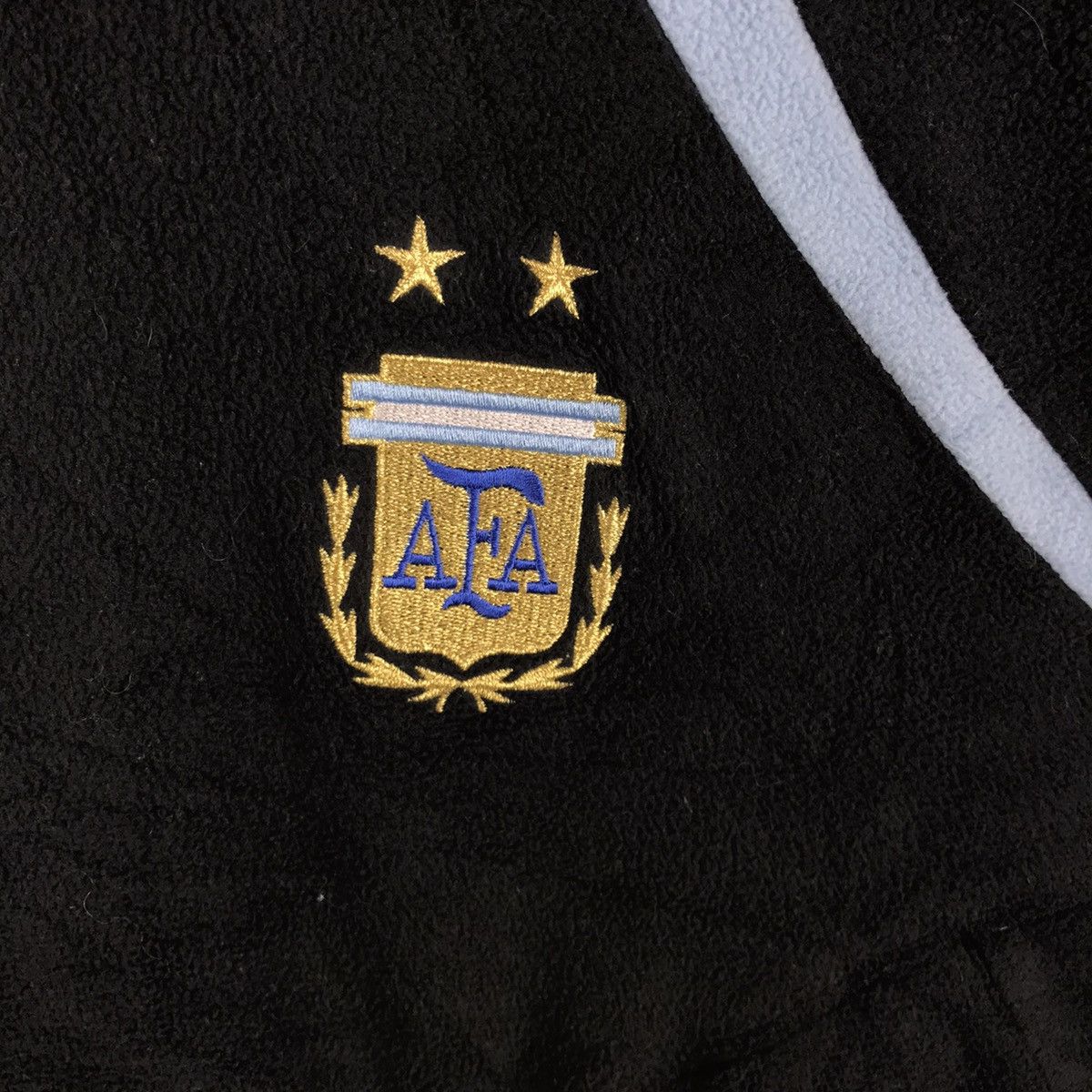 Adidas Vintage Adidas Argentina Half Zipper Fleece Sweatshirt Size US S / EU 44-46 / 1 - 4 Thumbnail