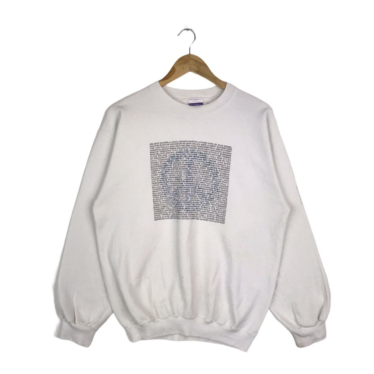 Vintage Vintage Give Peace A Chance No War Concert Music Sweatshirt Size US M / EU 48-50 / 2 - 1 Thumbnail