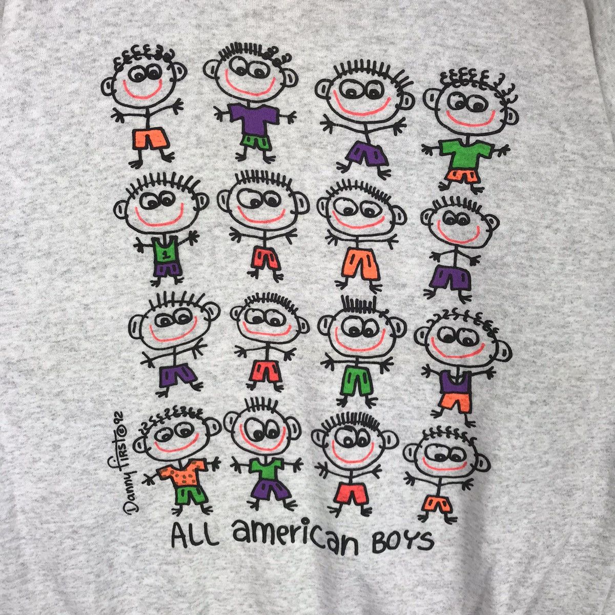 Vintage Vintage Danny First Character All American Boys Sweatshirt Size US L / EU 52-54 / 3 - 3 Thumbnail