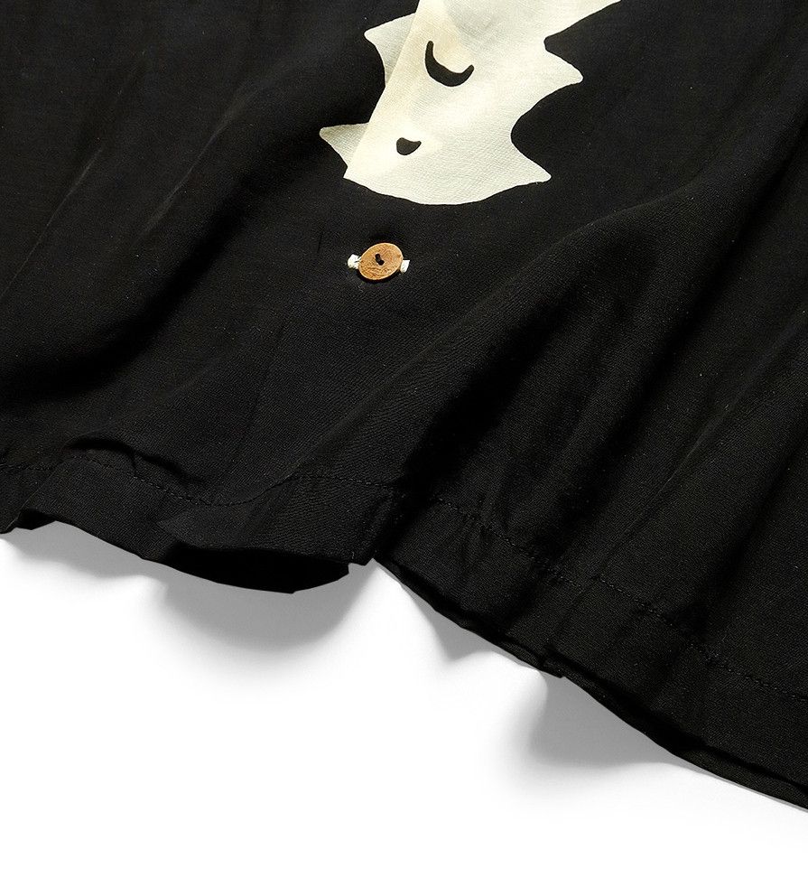 Kapital Kapital bone silk rayon aloha shirt black L Size US L / EU 52-54 / 3 - 7 Thumbnail