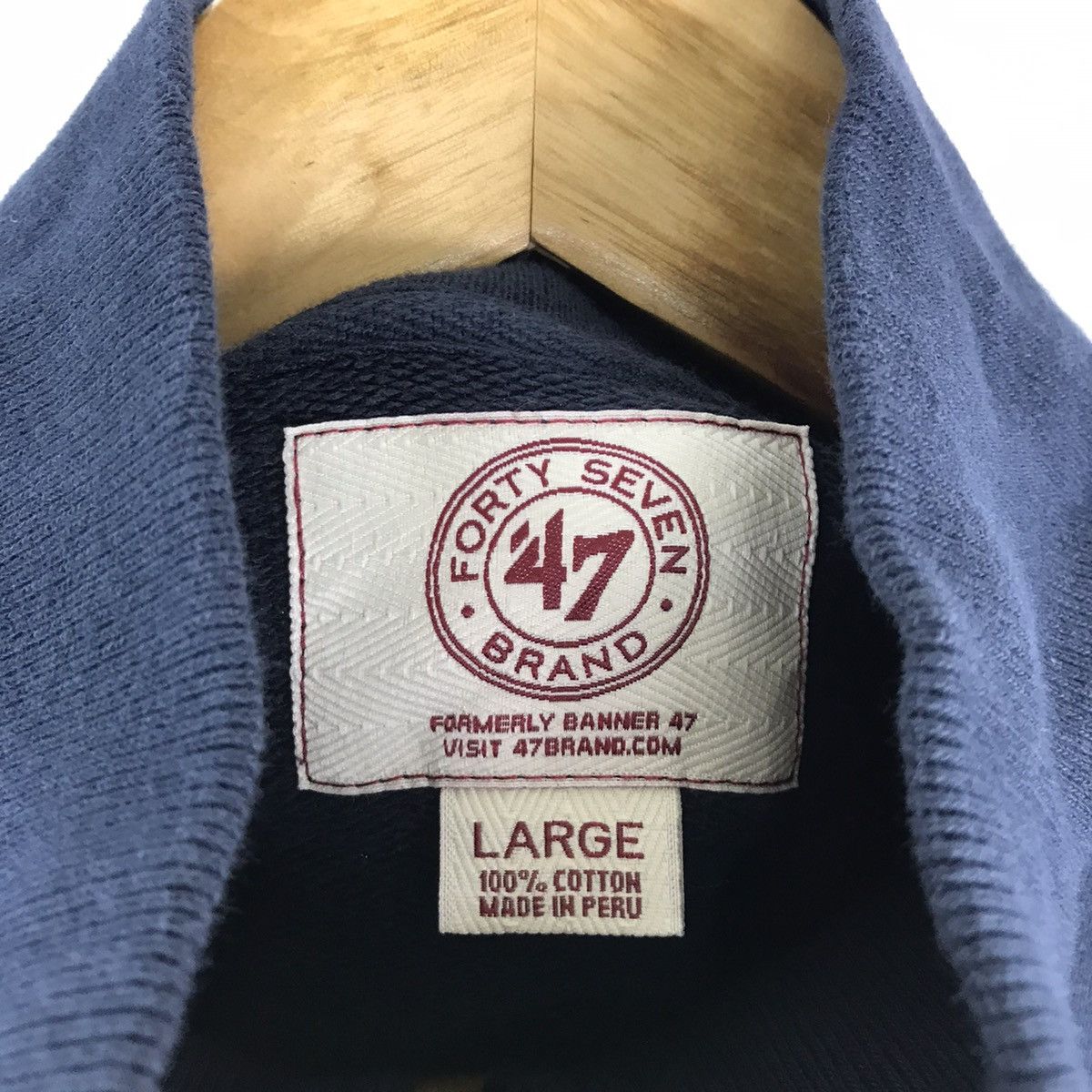 47 Brand × NHL Vintage Green Ville Hockey Half Zipper Sweatshirt Pullover Size US L / EU 52-54 / 3 - 4 Thumbnail