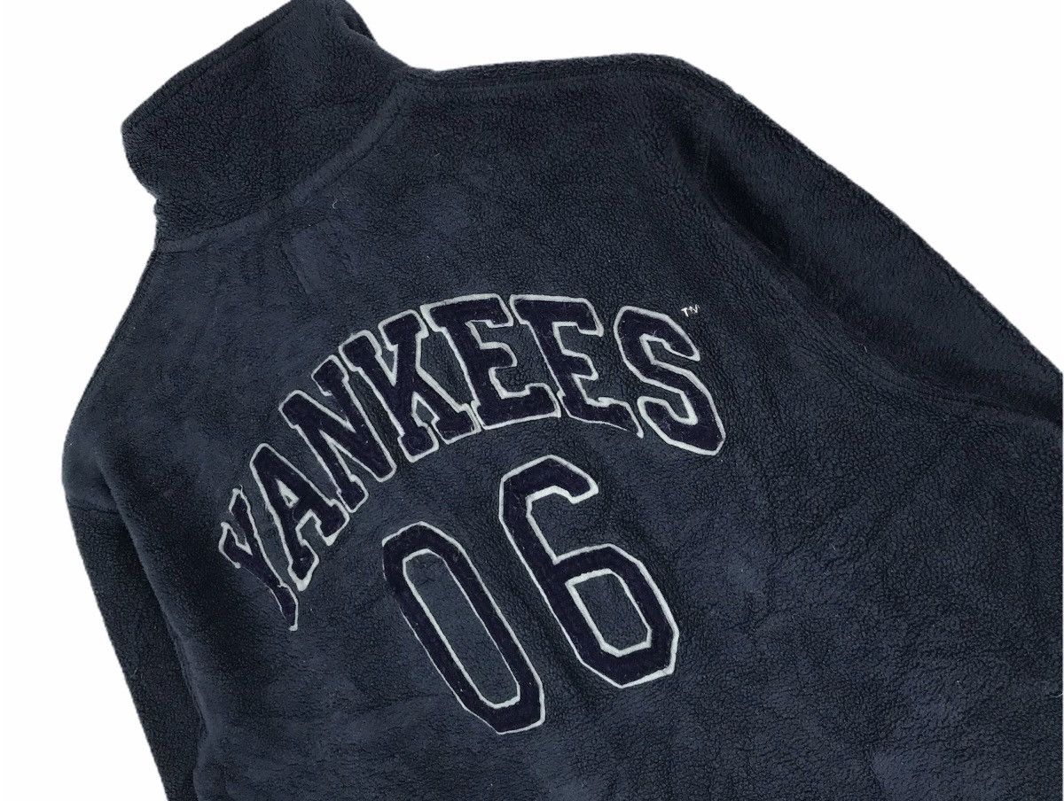 MLB × New York Yankees Vintage New York Yankees Half Zipper Fleece Sweatshirt Size US L / EU 52-54 / 3 - 3 Thumbnail