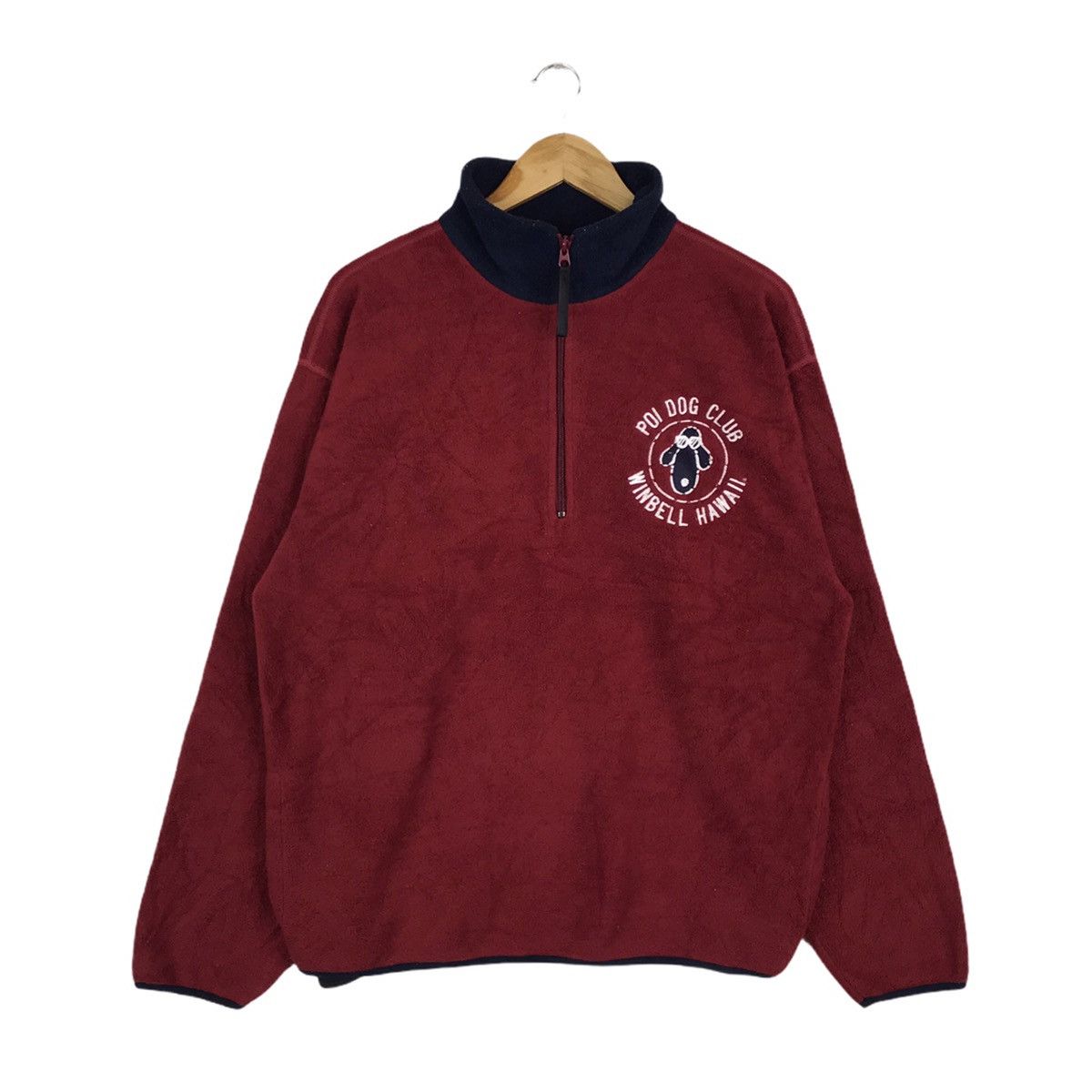 Nautica Vintage NauticaPoi DogClub Winbell Hawaii Fleece Sweatshirt Size US M / EU 48-50 / 2 - 1 Thumbnail