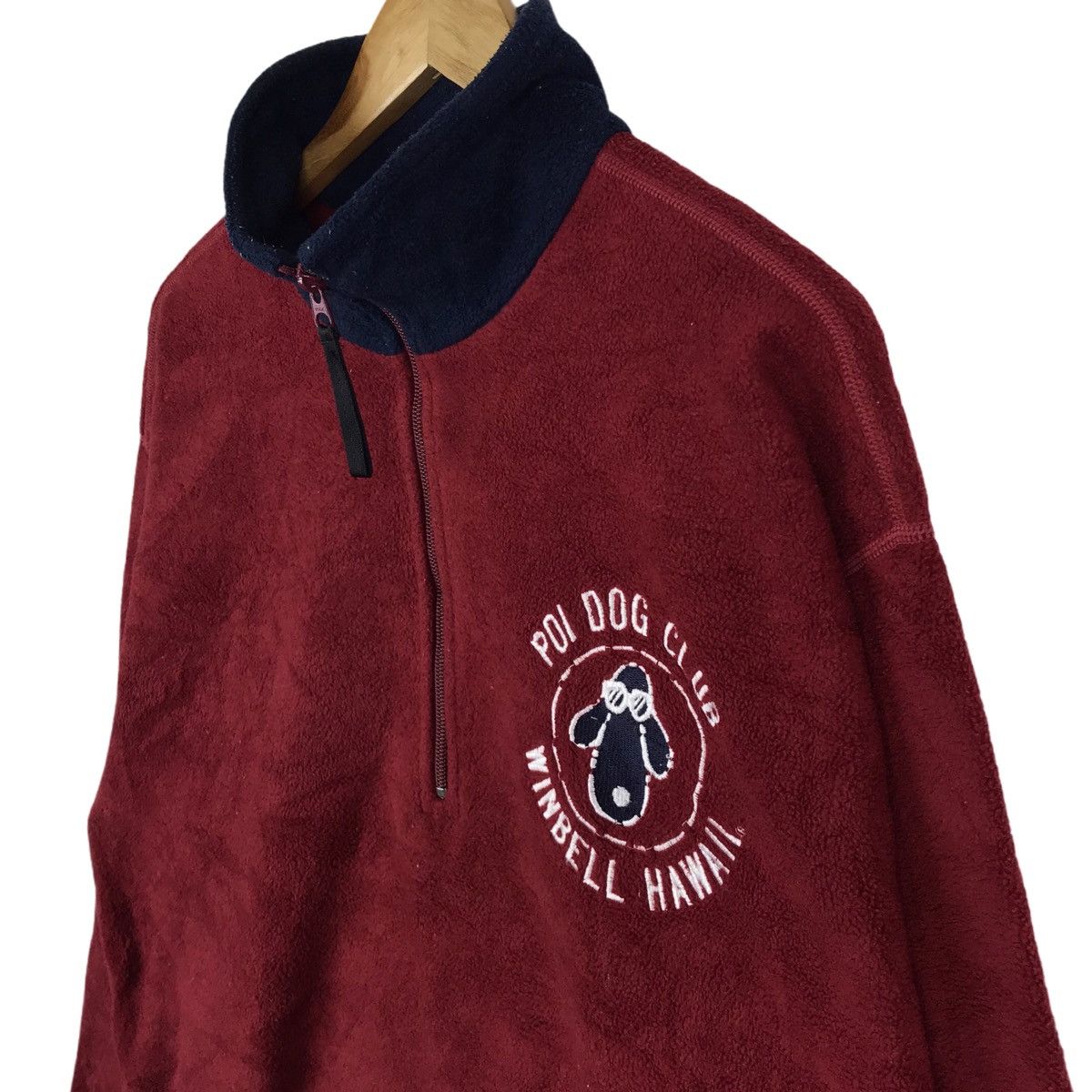 Nautica Vintage NauticaPoi DogClub Winbell Hawaii Fleece Sweatshirt Size US M / EU 48-50 / 2 - 4 Thumbnail