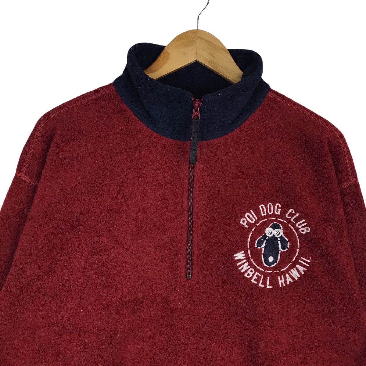 Nautica Vintage NauticaPoi DogClub Winbell Hawaii Fleece Sweatshirt Size US M / EU 48-50 / 2 - 2 Thumbnail