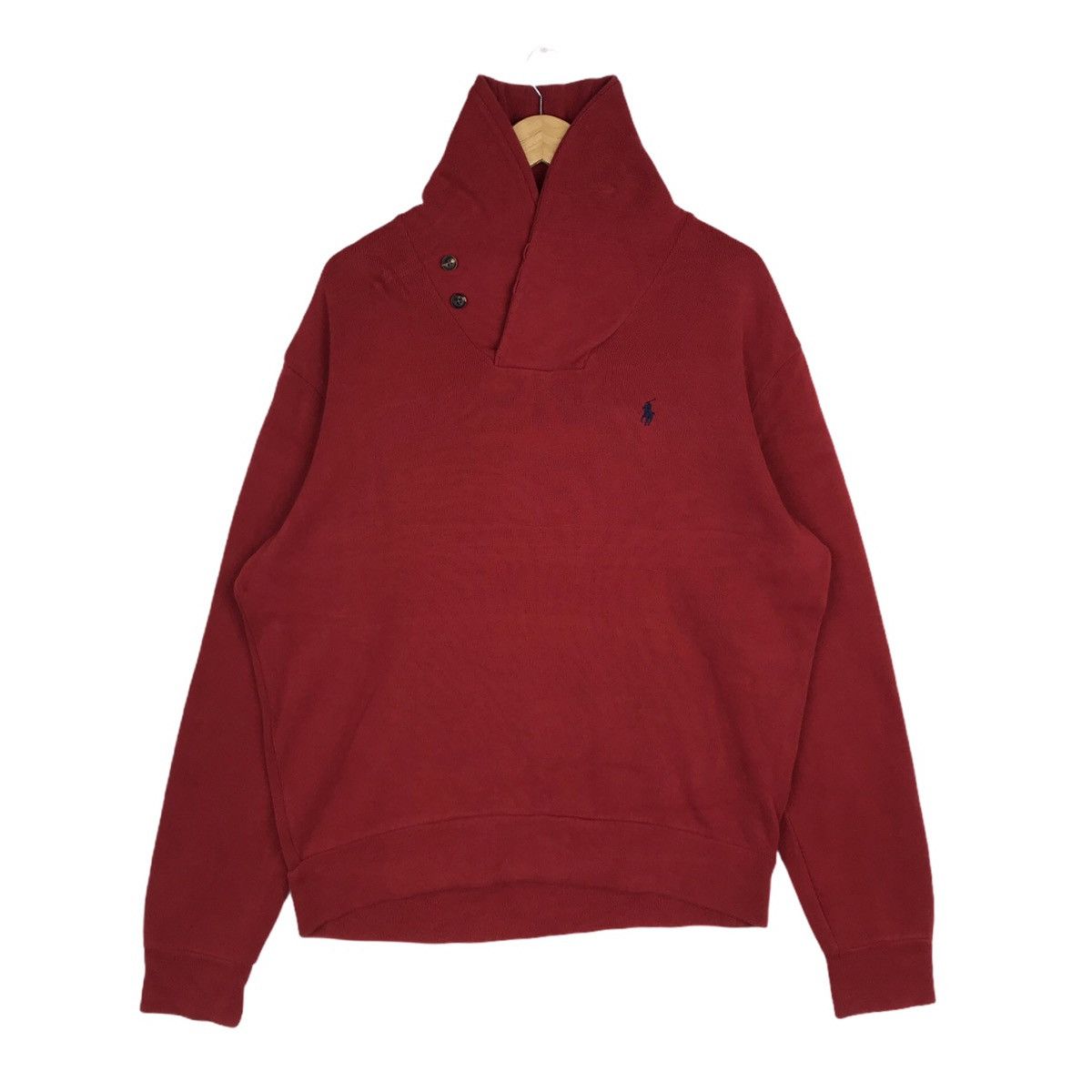 Polo Ralph Lauren Polo Ralph Lauren Elbow Patch Turtle Neck Sweatshirt Size US L / EU 52-54 / 3 - 1 Thumbnail