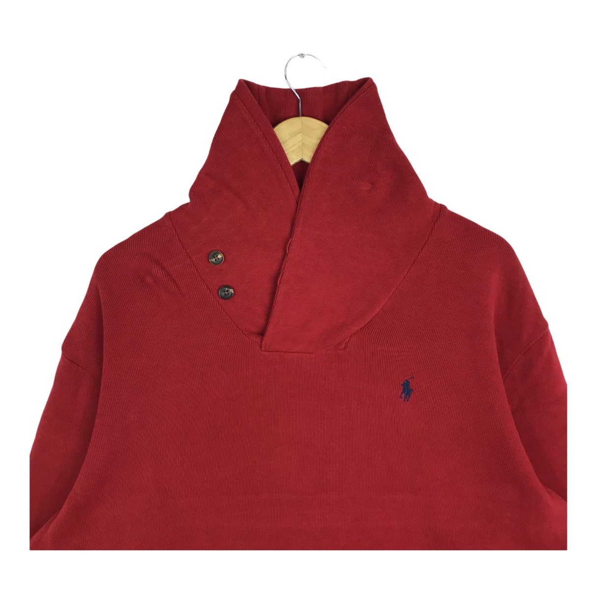 Polo Ralph Lauren Polo Ralph Lauren Elbow Patch Turtle Neck Sweatshirt Size US L / EU 52-54 / 3 - 2 Thumbnail
