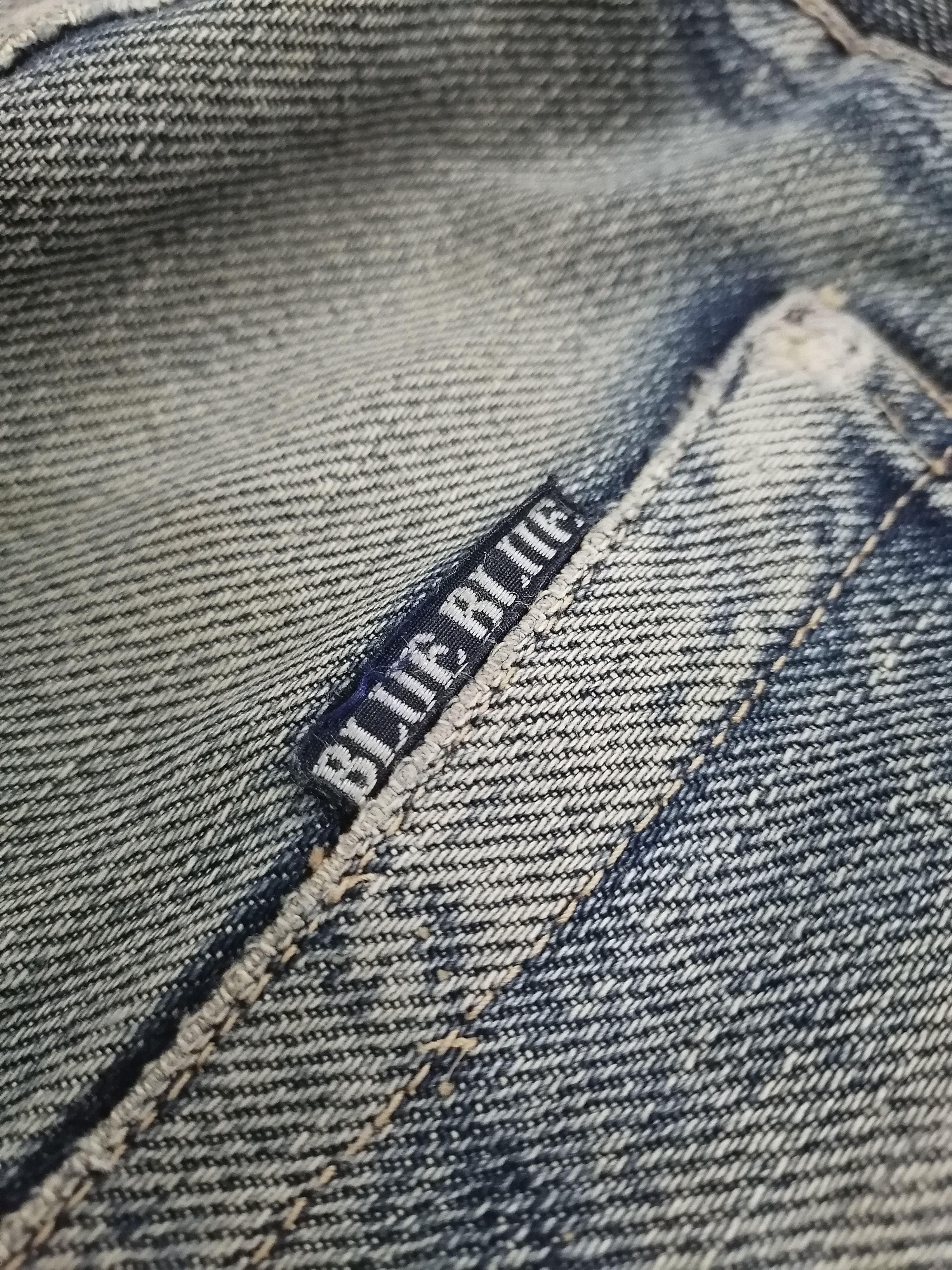 Blue Blue Japan Blue Blue Japan Pure Indigo Distressed Denim Selvedge Pant Size US 34 / EU 50 - 11 Thumbnail
