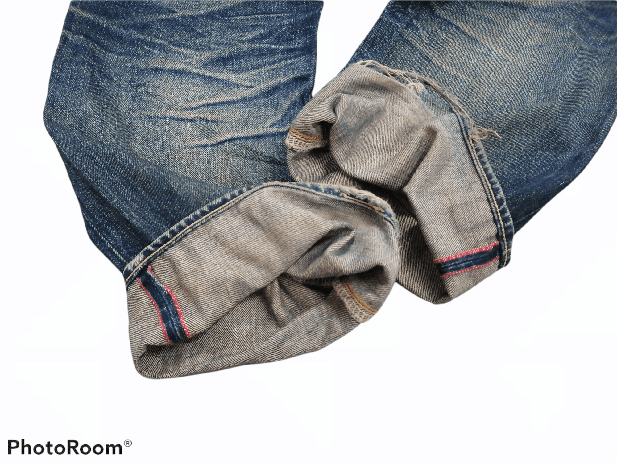Blue Blue Japan Blue Blue Japan Pure Indigo Distressed Denim Selvedge Pant Size US 34 / EU 50 - 6 Thumbnail