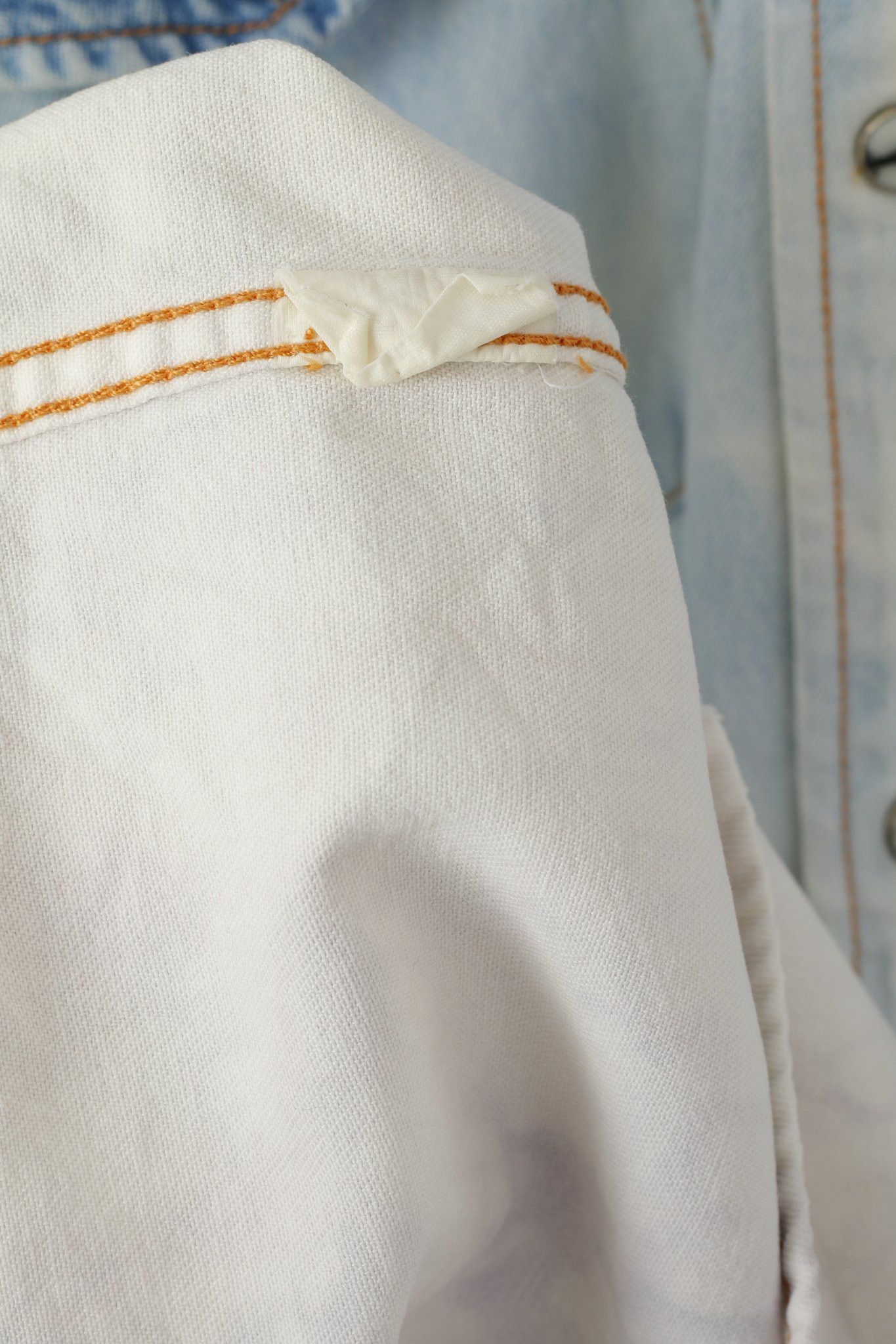 Lee × Vintage Lee Sanforized Men XL Casual Shirt Blue Jeans Ombre 9209 Size US XL / EU 56 / 4 - 6 Thumbnail
