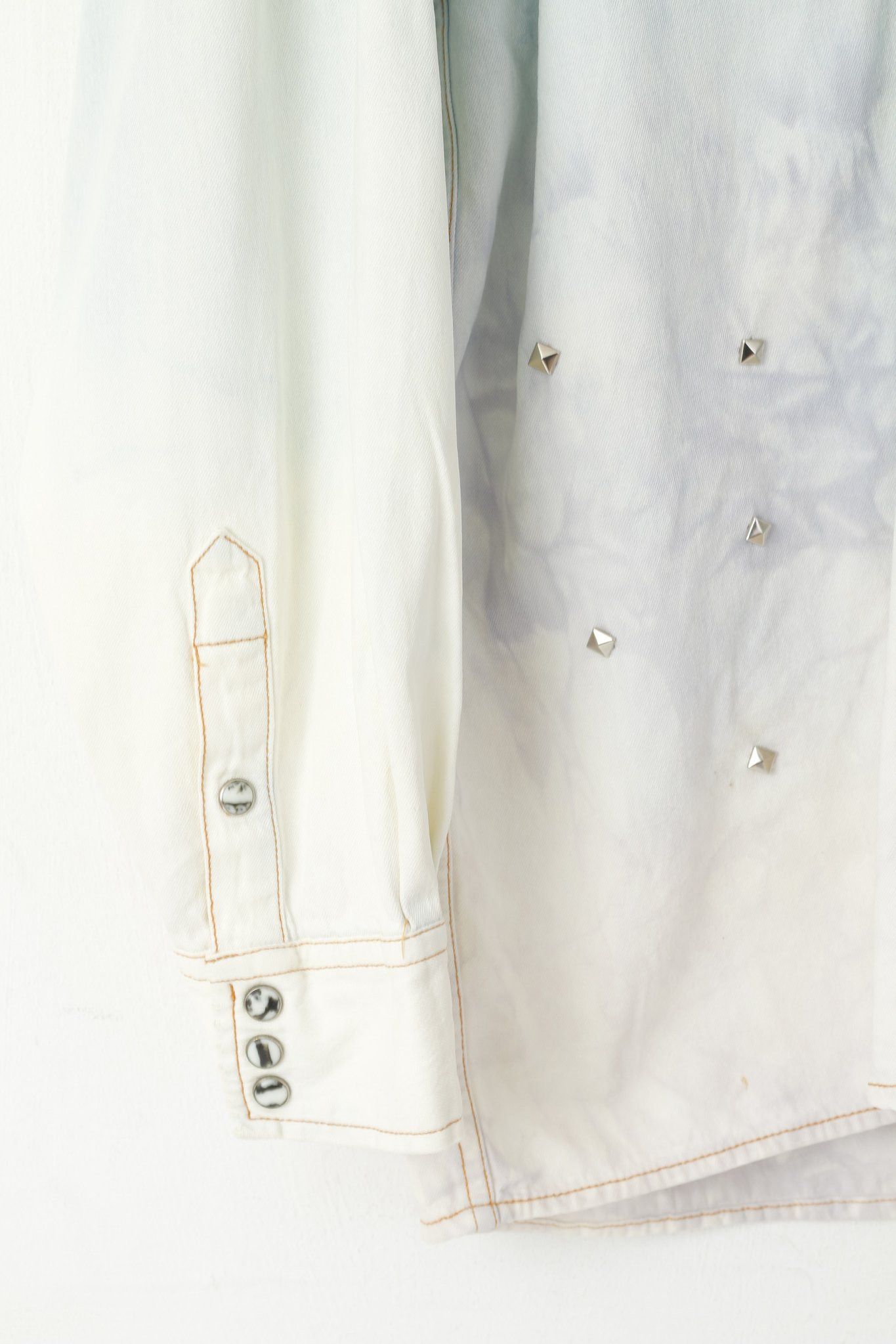 Lee × Vintage Lee Sanforized Men XL Casual Shirt Blue Jeans Ombre 9209 Size US XL / EU 56 / 4 - 3 Thumbnail