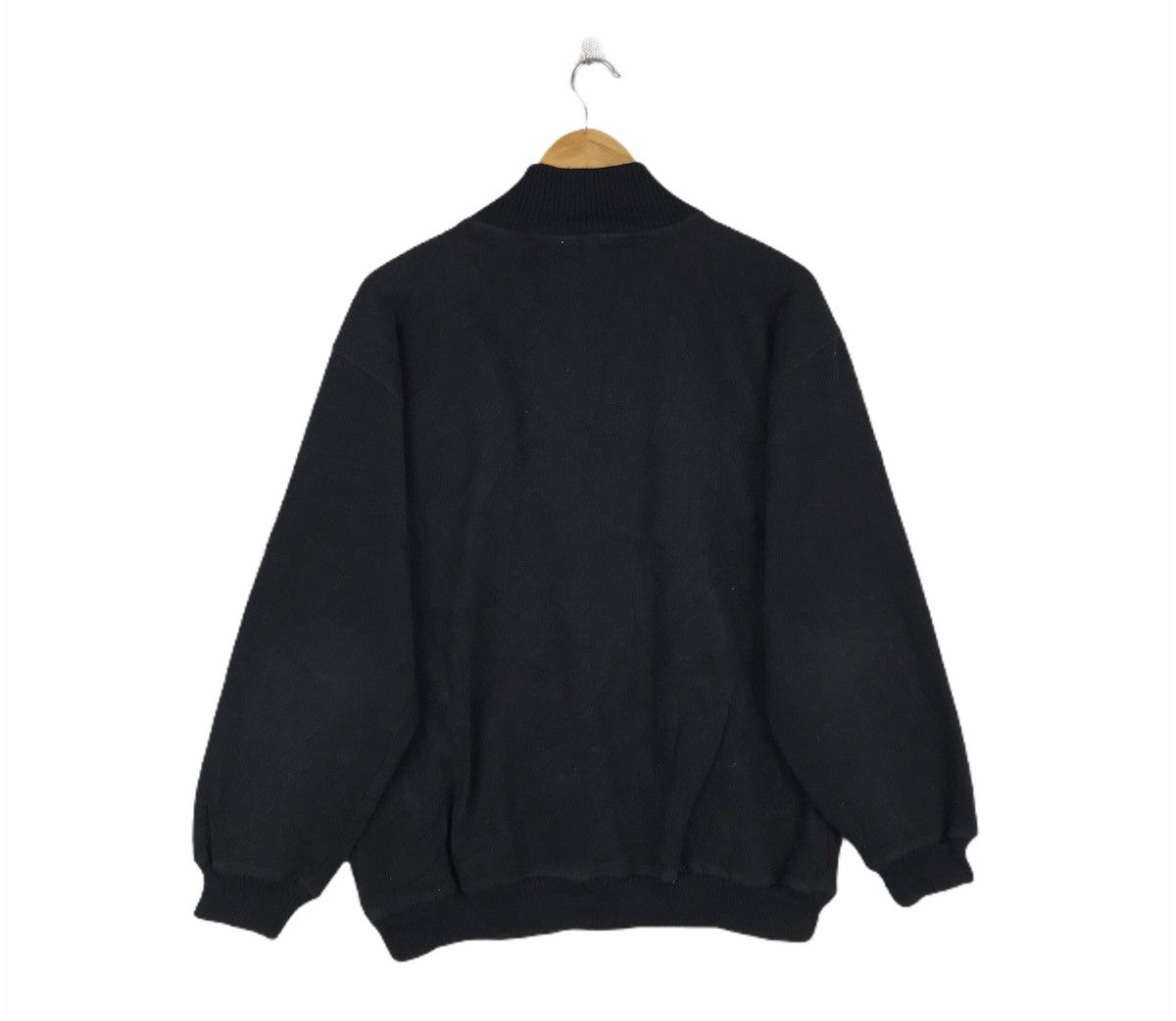 K-Swiss Vintage Kswiss Small Logo Fleece Half Zipper Sweatshirt Size US L / EU 52-54 / 3 - 3 Thumbnail