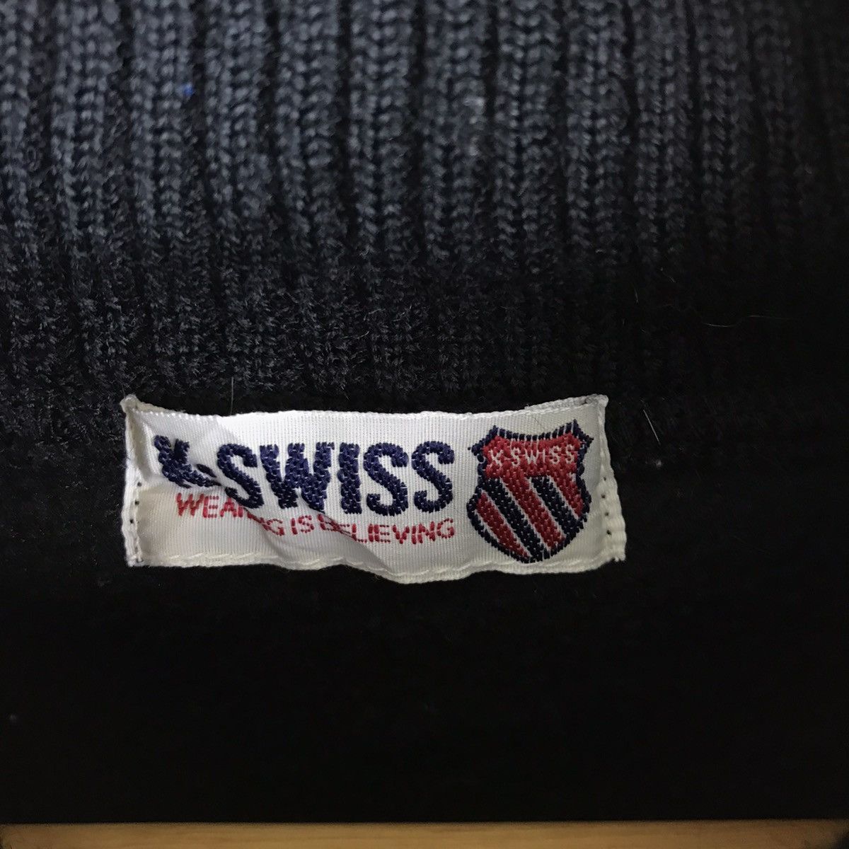 K-Swiss Vintage Kswiss Small Logo Fleece Half Zipper Sweatshirt Size US L / EU 52-54 / 3 - 5 Thumbnail