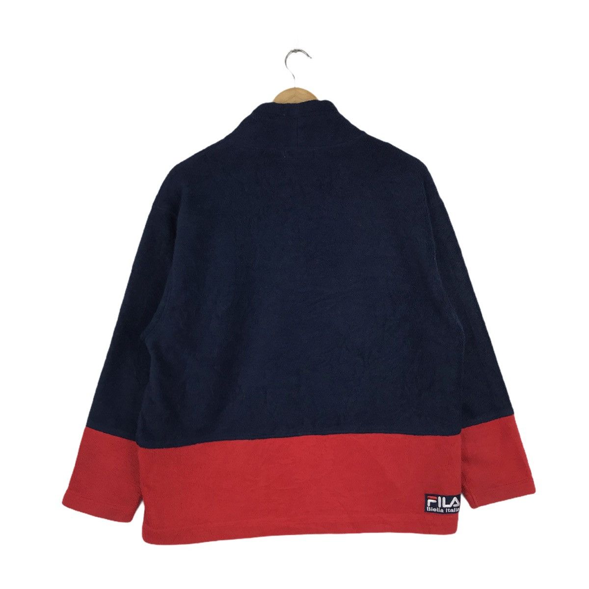 Vintage 90s Fila Sports Big Logo Fleece Sweatshirt