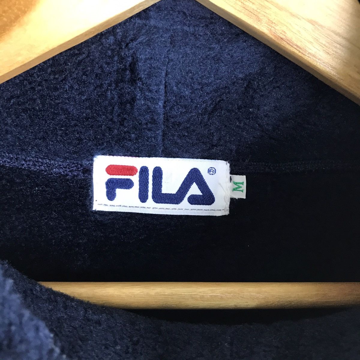 Vintage 90s Fila Sports Big Logo Fleece Sweatshirt