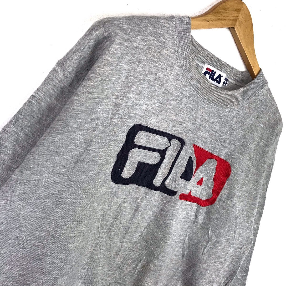 Fila Vintage 90s Fila Embroidery Spell Out Sweatshirt Pullover Size US M / EU 48-50 / 2 - 3 Thumbnail