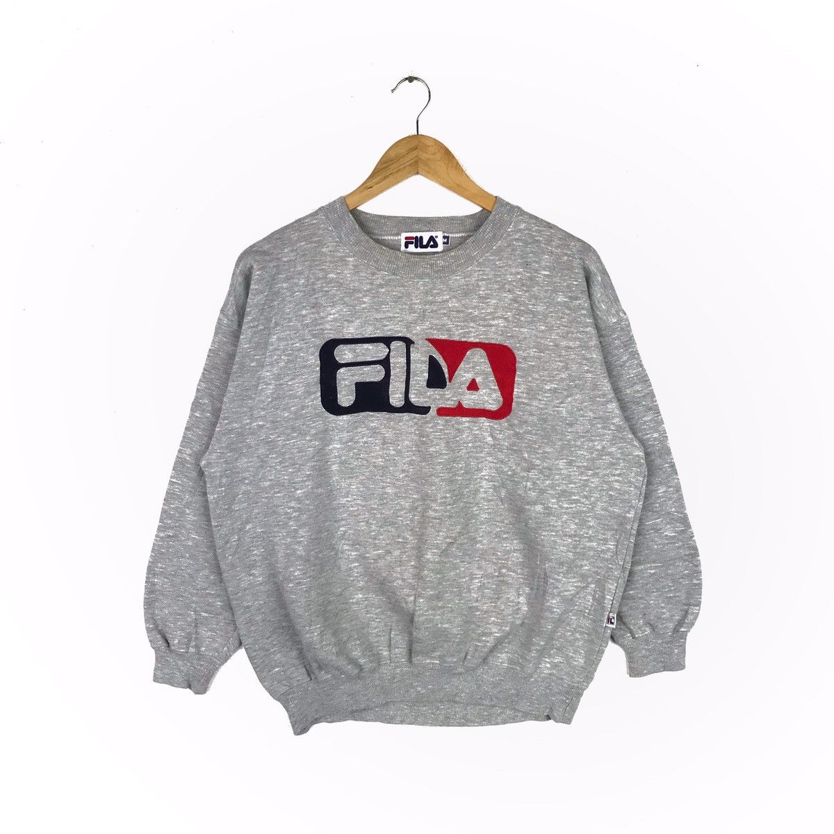 Fila Vintage 90s Fila Embroidery Spell Out Sweatshirt Pullover Size US M / EU 48-50 / 2 - 1 Thumbnail